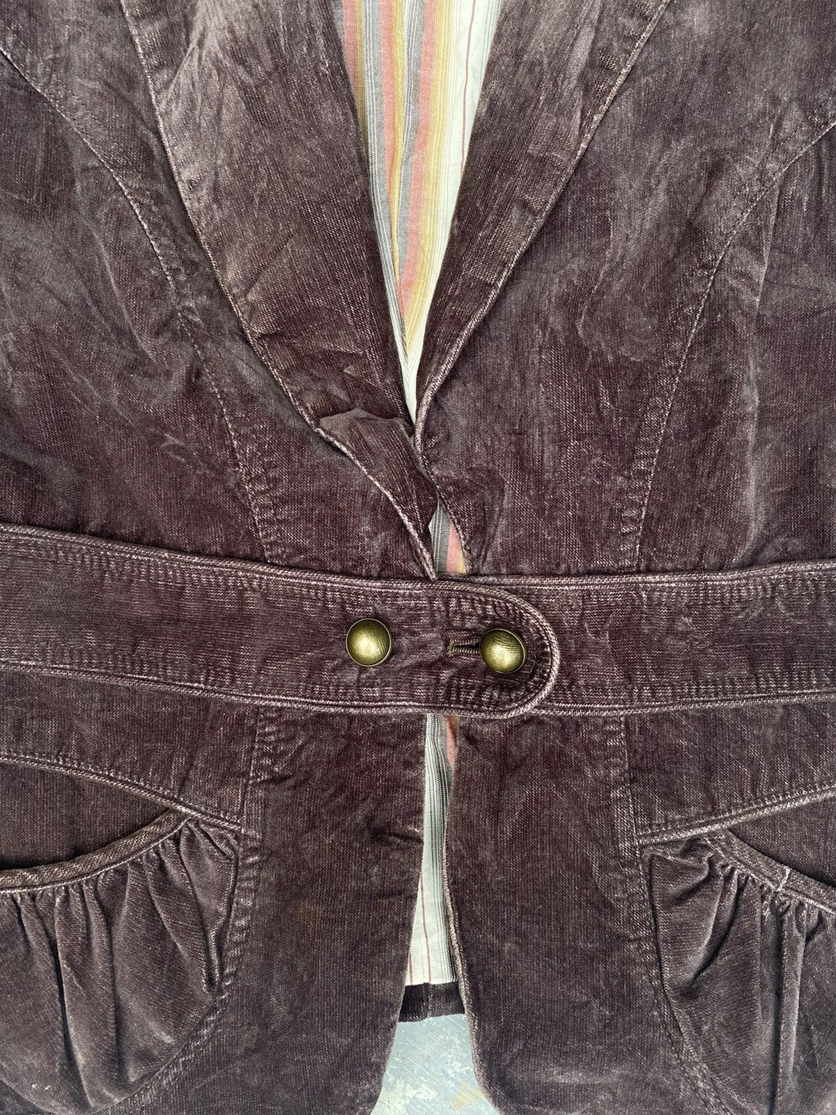 Tsumori Chisato Tsumori Chisato Velvet Sport Coat Size S / US 4 / IT 40 - 5 Thumbnail