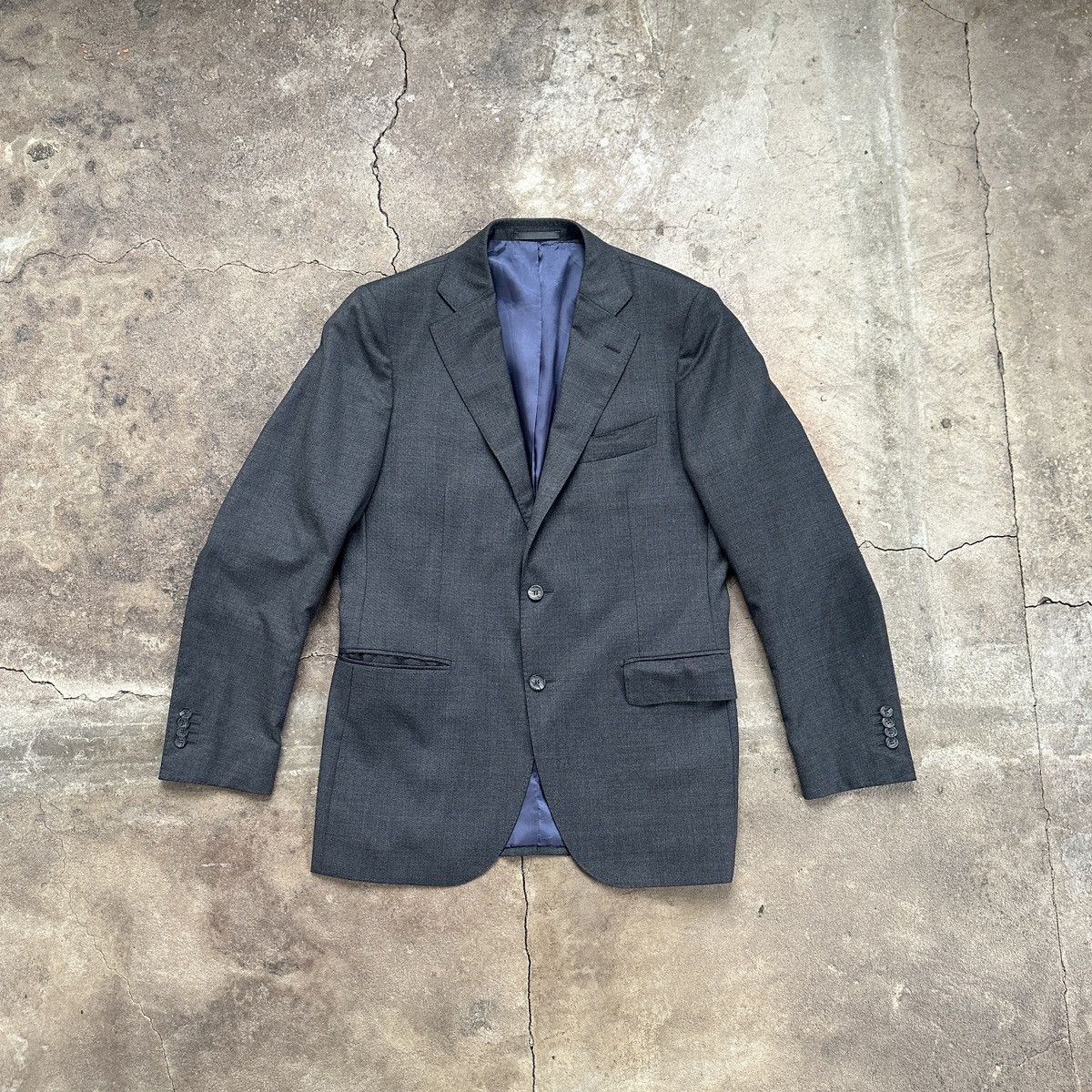 Lazio singe breasted wool blazer