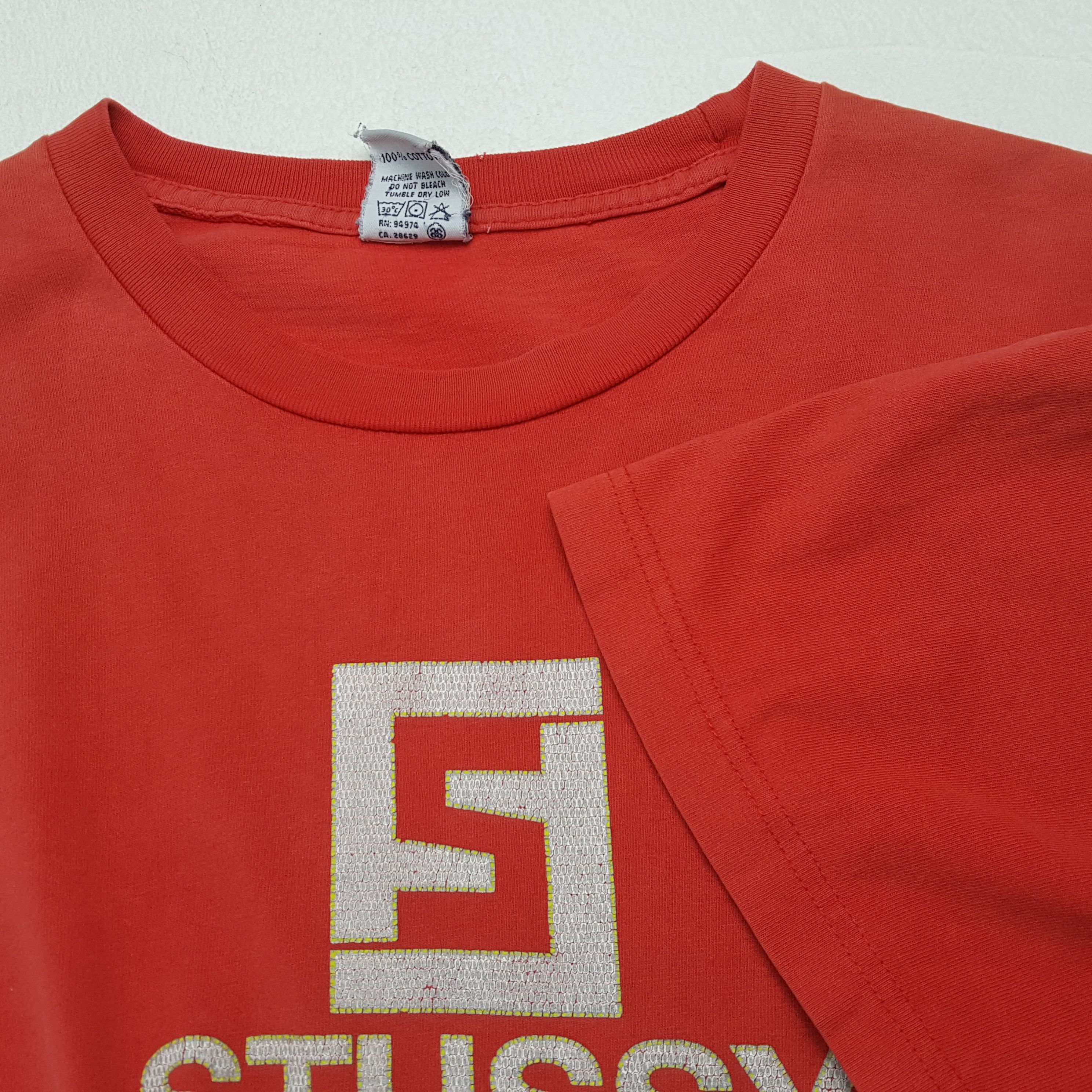 Stussy STUSSY x Fendi Logo Style Center Design Streetwear Tshirt Size US XL / EU 56 / 4 - 6 Thumbnail