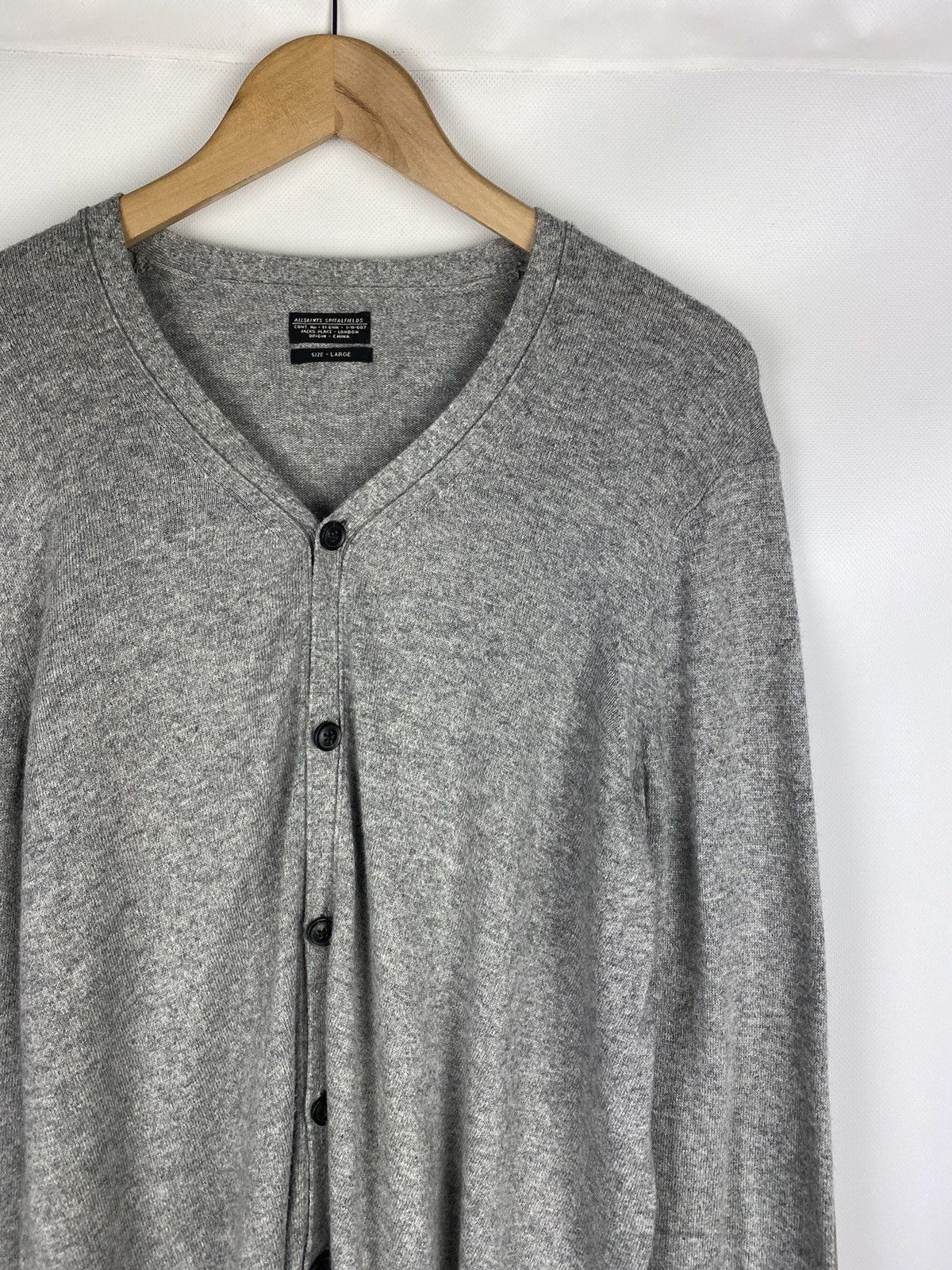 Allsaints Allsaints Elbow Patch men’s cardigan sweater size L Size US L / EU 52-54 / 3 - 5 Thumbnail