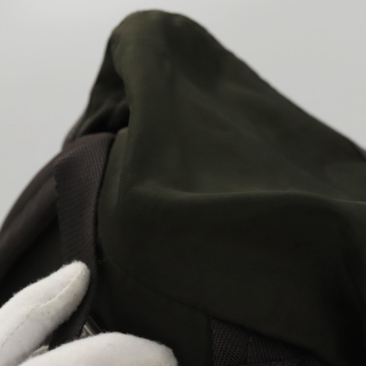 Prada PRADA Backpack Nylon Khaki Size ONE SIZE - 6 Thumbnail