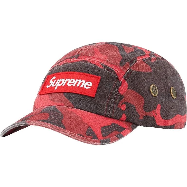Supreme Supreme Military Camp Cap 'Red Camo' Size ONE SIZE - 1 Thumbnail