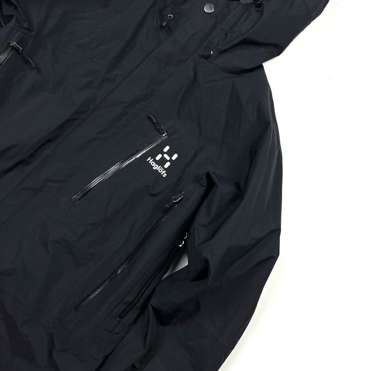 Goretex × Haglofs Haglofs Gore-tex Jacket Outdoor Life Mountain Black Size S / US 4 / IT 40 - 3 Thumbnail