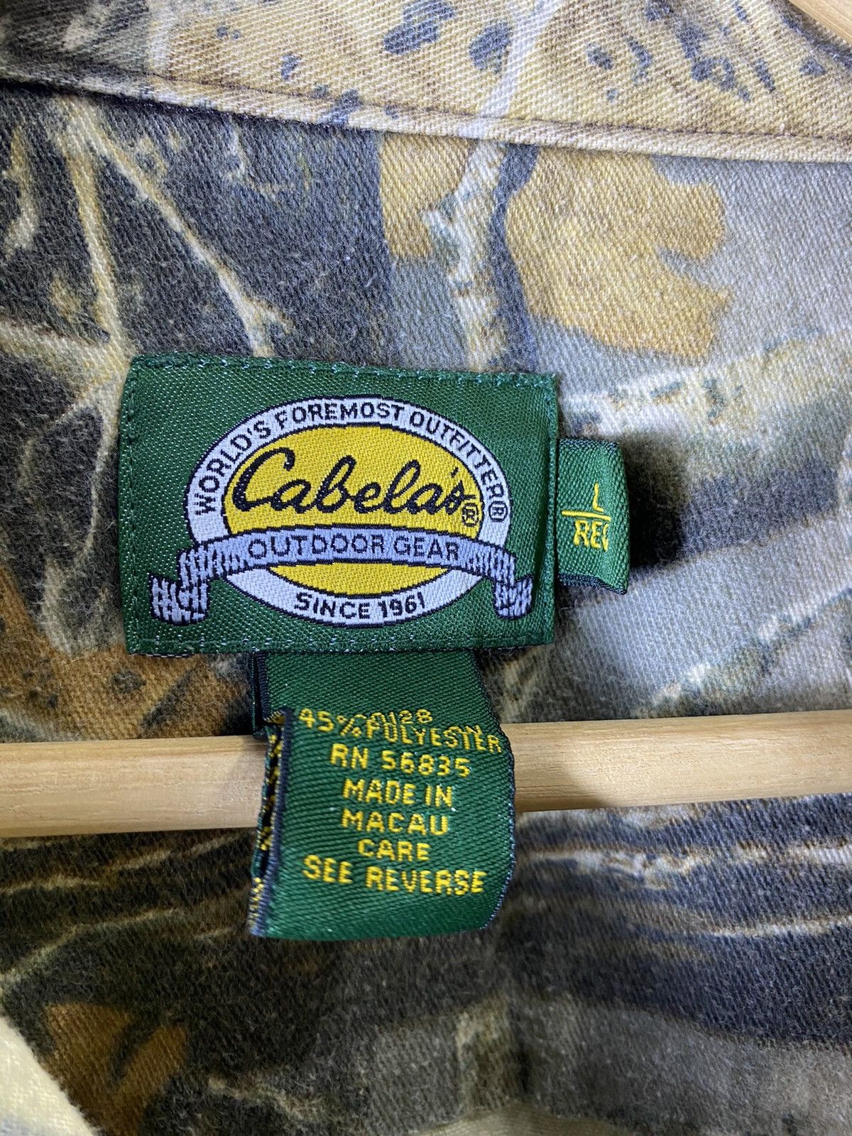 Cabelas Vintage Cabela’s Camo Realtree shirt Size US L / EU 52-54 / 3 - 2 Thumbnail