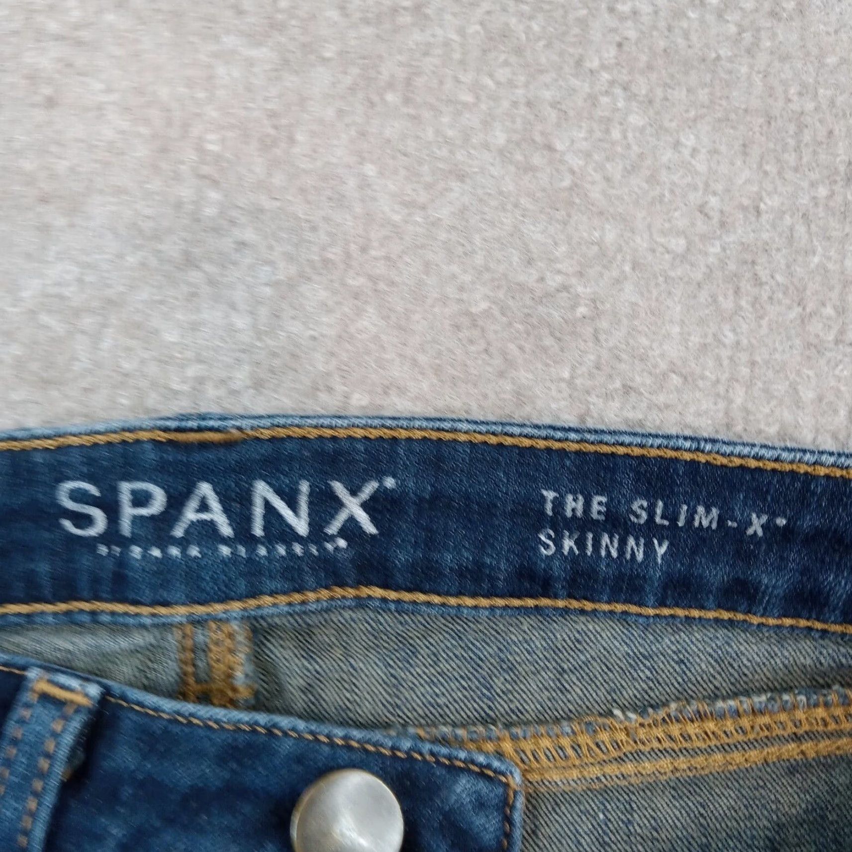 Spanx Spanx Jeans Womens 27 Blue Denim The Slim-X Skinny Casual Stretch Slim Jeans 27 Womens Blue Denim Spanx Size 27" / US 4 / IT 40 - 7 Thumbnail
