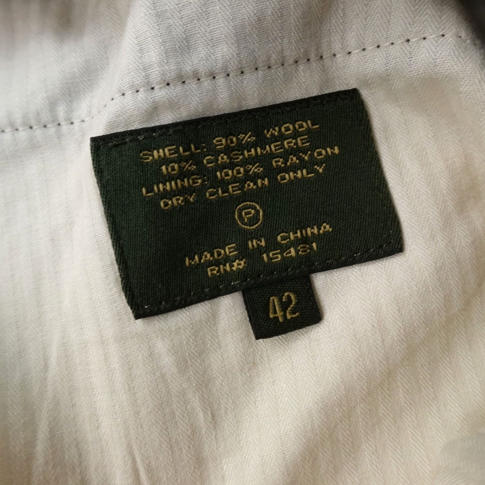 Orvis Orvis Pants Mens 42X30 Gray Wool Cashmere Dress Slacks Pleated Cuff, Regular, 42, Gray, Dress Pants, Mens, Vintage: No Size US 42 / EU 58 - 7 Thumbnail