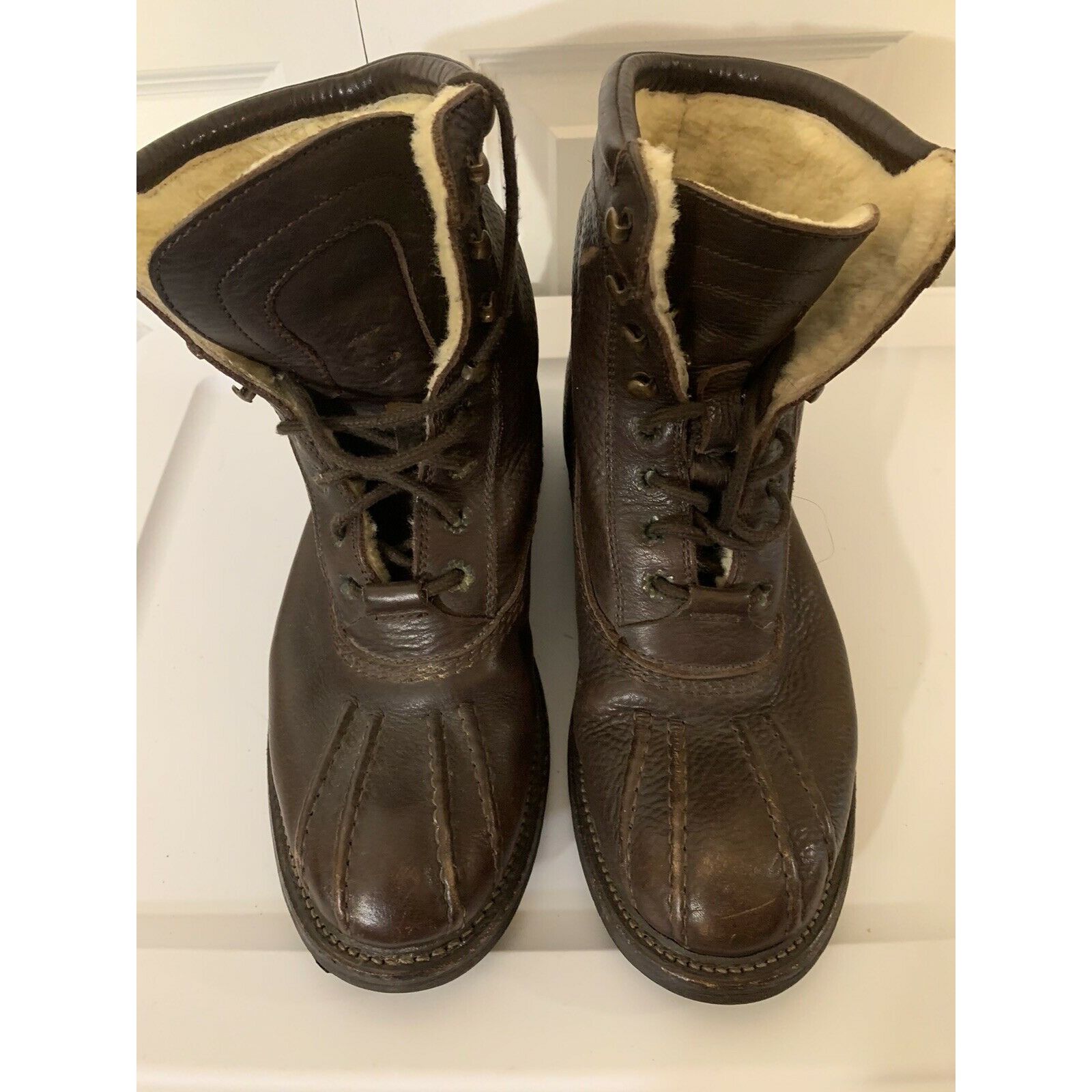 Ted Baker Boots ITSHIDE Commando Sole Size 10 Brown