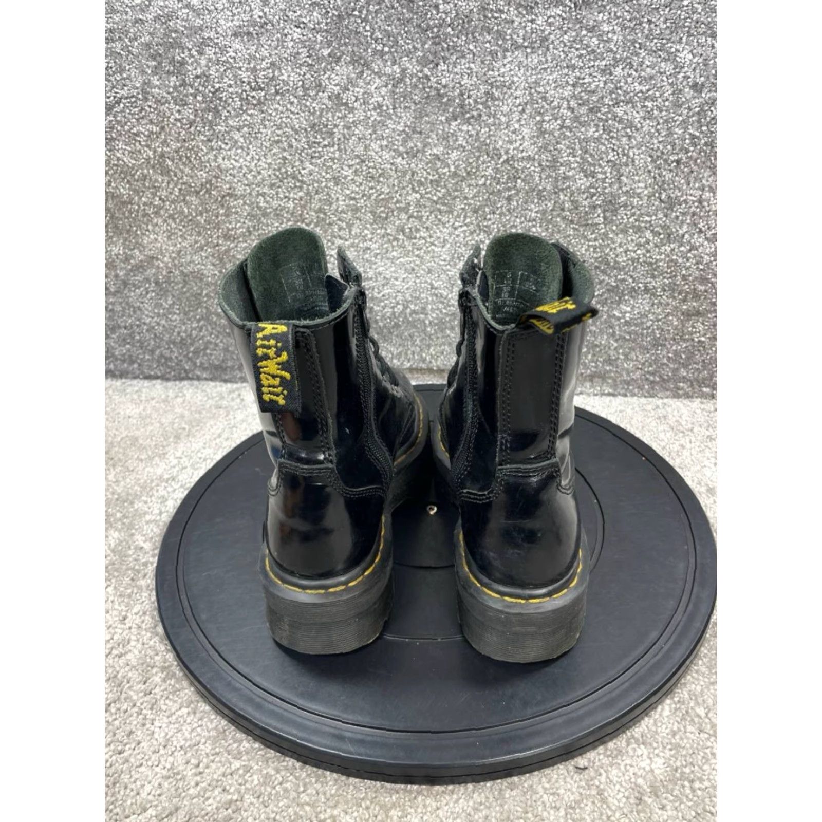 Dr. Martens Dr Martens Boots Mens Size 6 Jadon Soft Toe Black Leather Ankle Zip Work Shoe Size US 6 / EU 39 - 6 Thumbnail