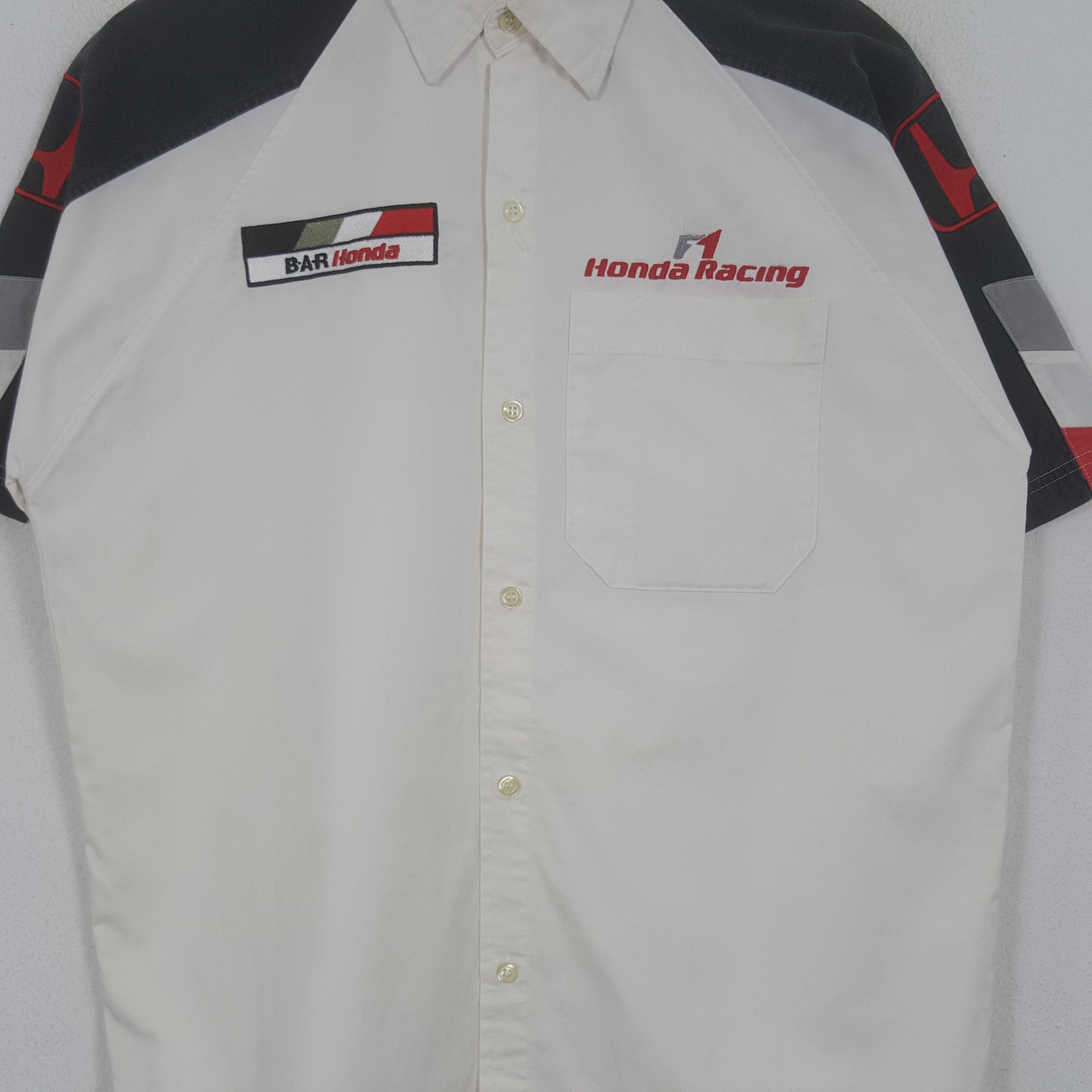 Vintage Honda Japanese Racing Team Work Shirt Button Up