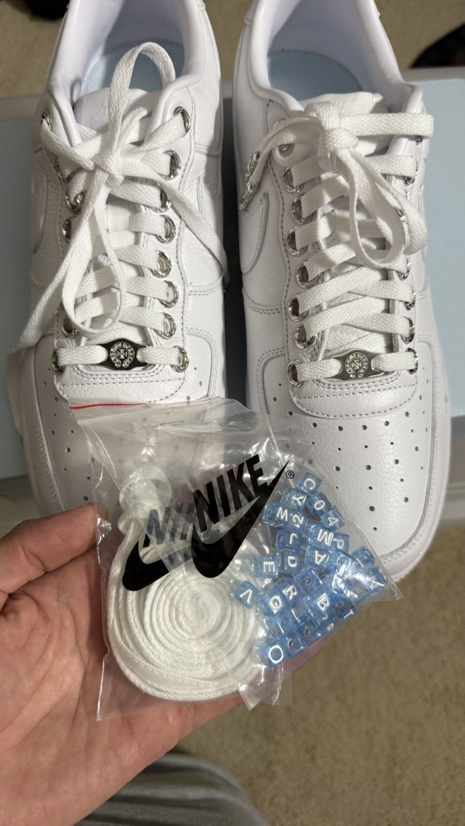 Chrome Hearts × Drake CHROME HEARTS NOCTA AIR FORCE 1 LOW SIZE 12 CLB Size US 12 / EU 45 - 15 Thumbnail
