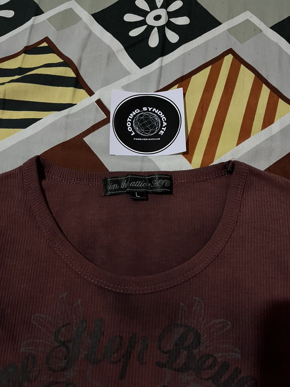 In The Attic × Japanese Brand × Vintage In The Attic Tie Dye Gothic Punk Longsleve Size US L / EU 52-54 / 3 - 8 Thumbnail