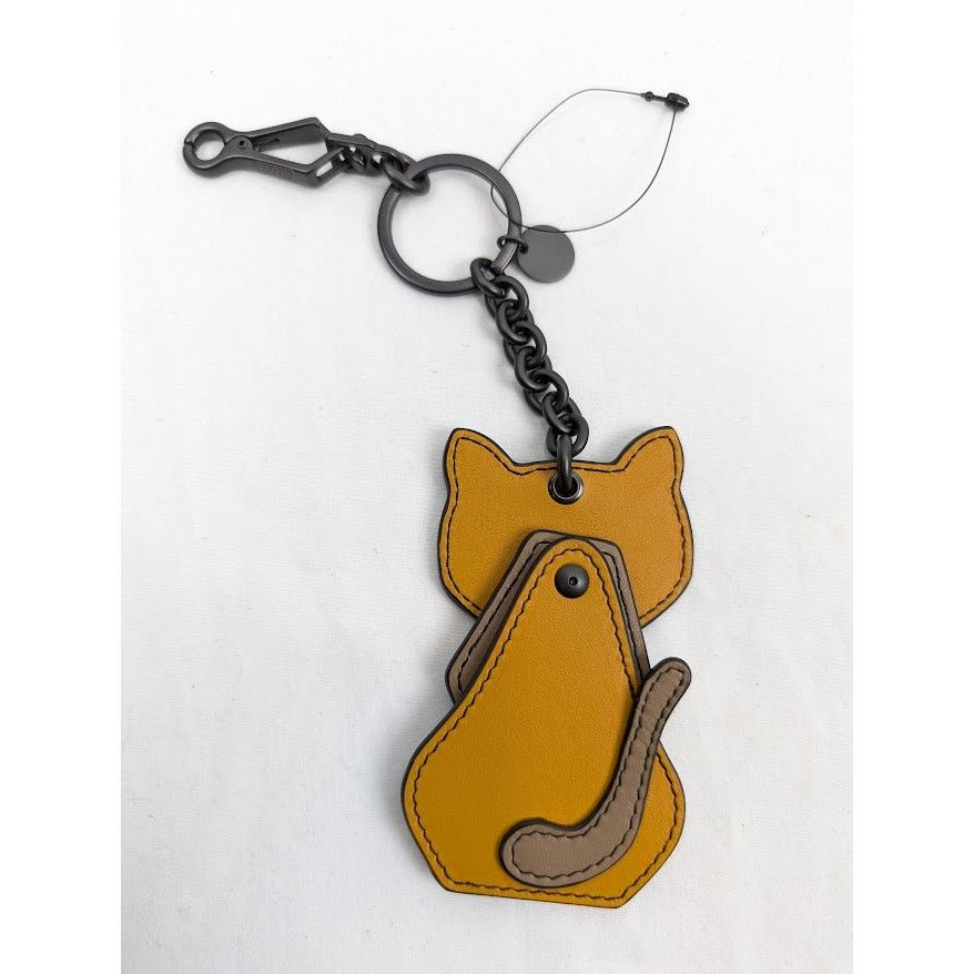 Bottega Veneta o1rshd1 Size: OS / Nappa Intrecciato Keyring in Orange/Brown Size ONE SIZE - 9 Thumbnail