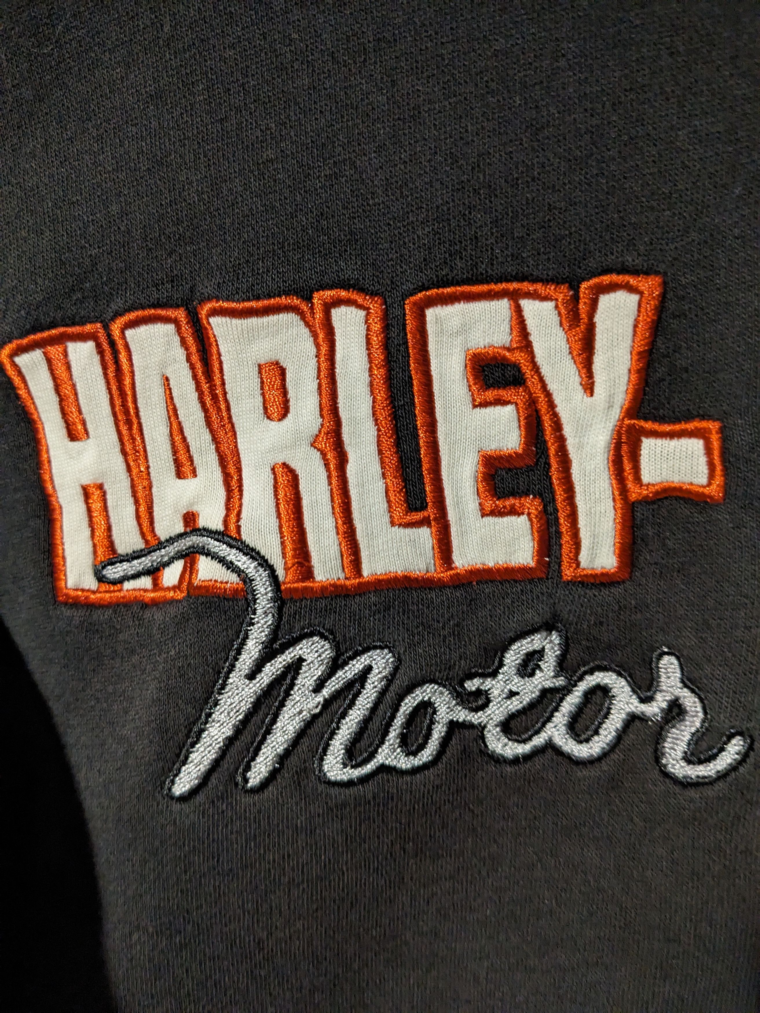 Harley Davidson × Vintage Vintage Y2K Harley Davidson Woman's Full Zip Hoodie Size M / US 6-8 / IT 42-44 - 2 Thumbnail