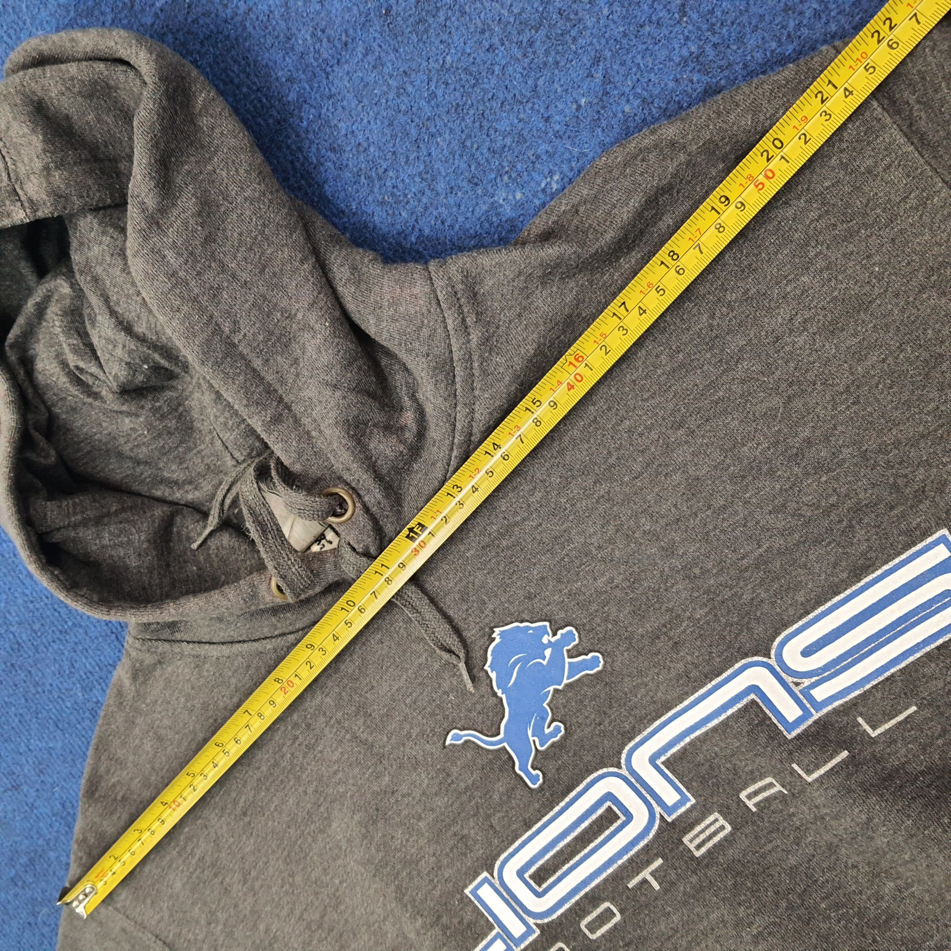 NFL Vintage NFL Lions Football Hoodie C266N24 Size US XL / EU 56 / 4 - 6 Thumbnail