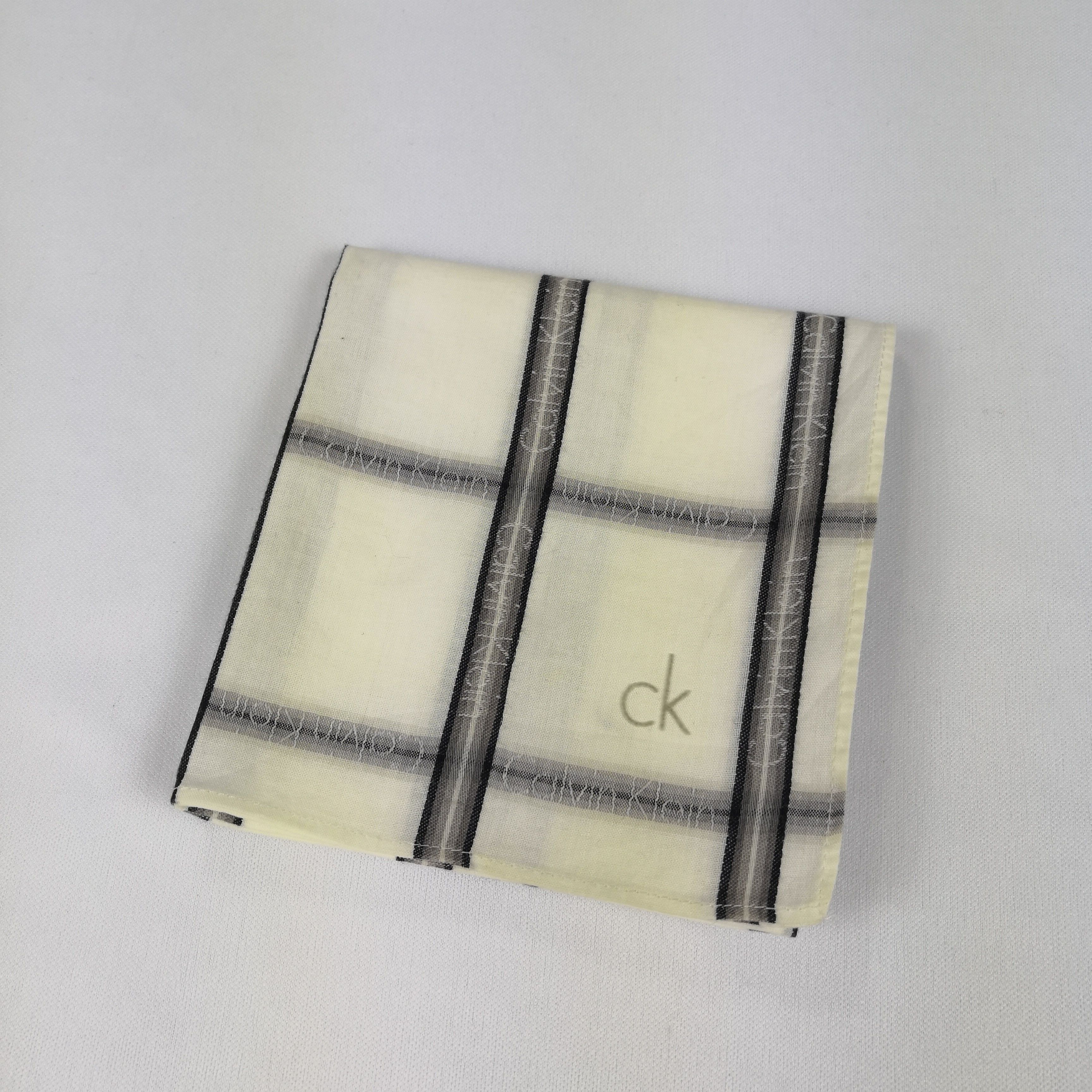 Calvin Klein Vintage Calvin Klein Handkerchief Neckerchief Bandana Size ONE SIZE - 4 Thumbnail