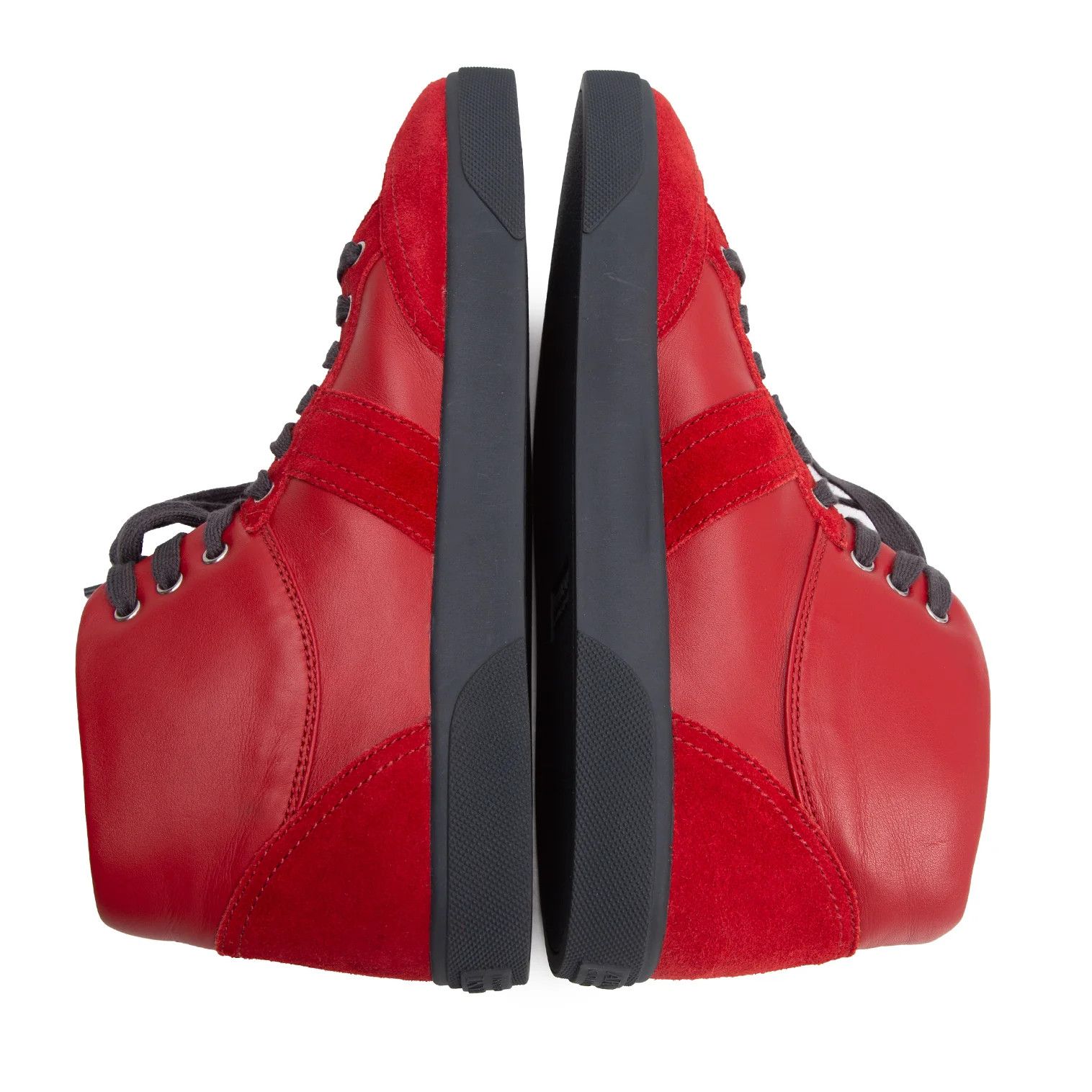 Armani Collezioni Suede and Leather Sneakers in Red EUR44 Size US 5 / EU 37 - 10 Thumbnail