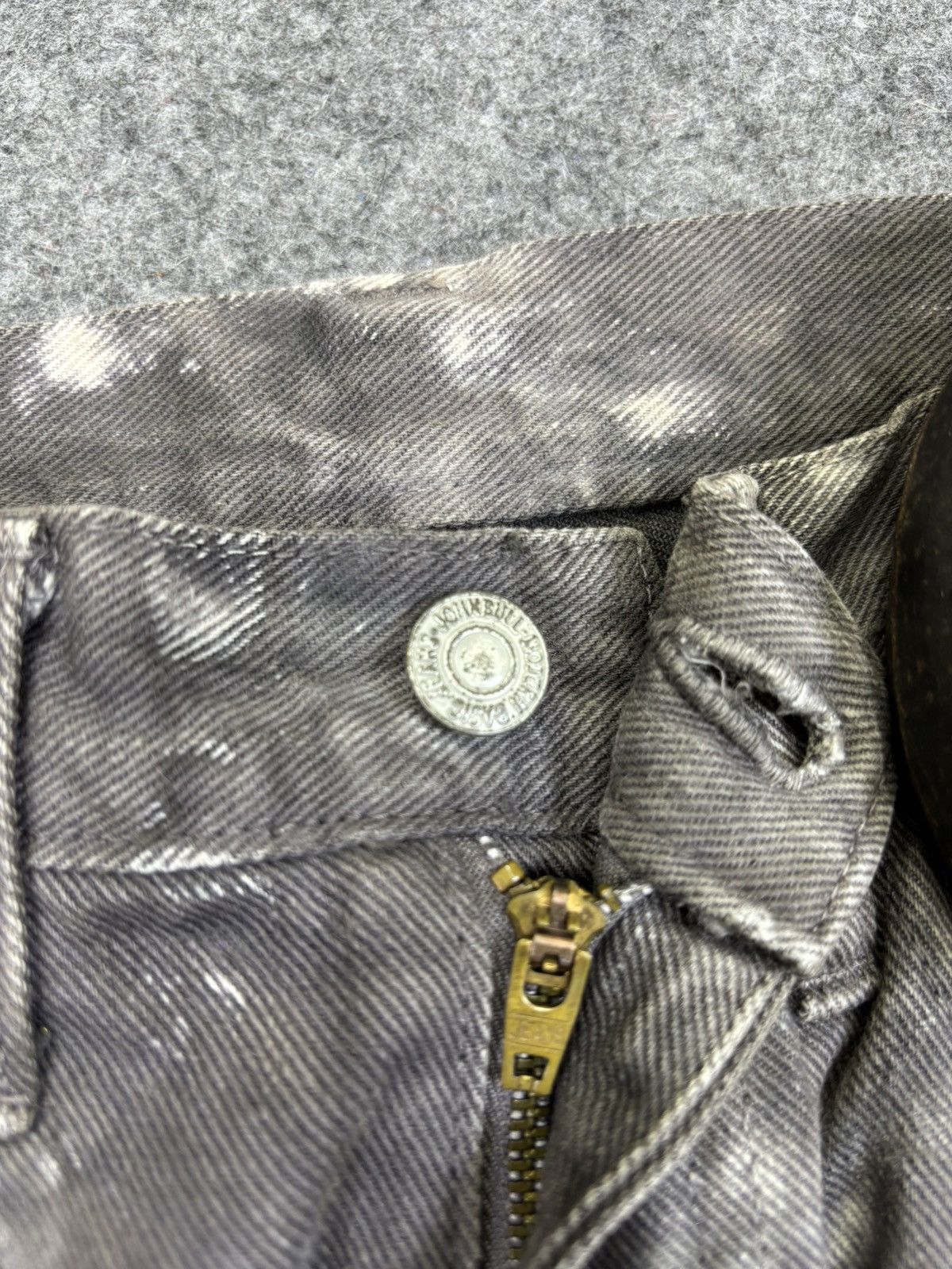 Johnbull 💥Denim Art💥Vintage Johnbull Heavy Tye Dye Denim F814 Size US 26 / EU 42 - 5 Thumbnail