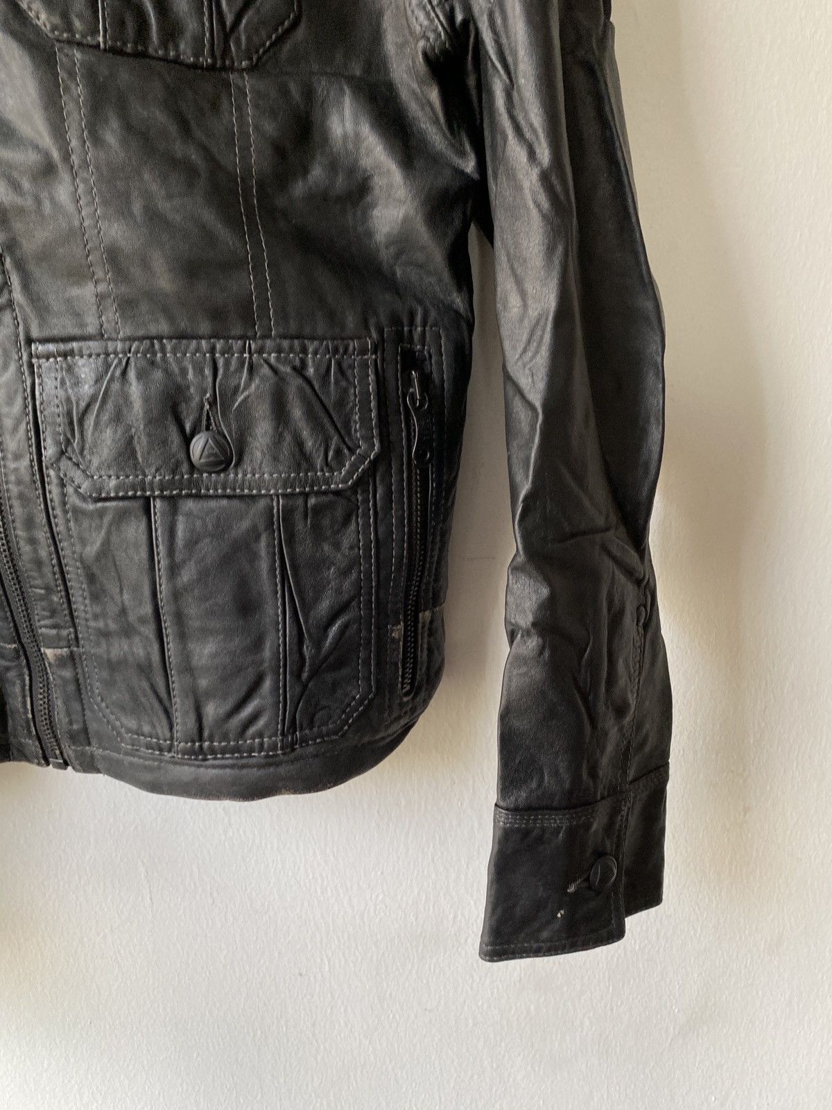 G-Star G Star Raw 3301 Multipocket Leather Jacket Size US S / EU 44-46 / 1 - 7 Thumbnail