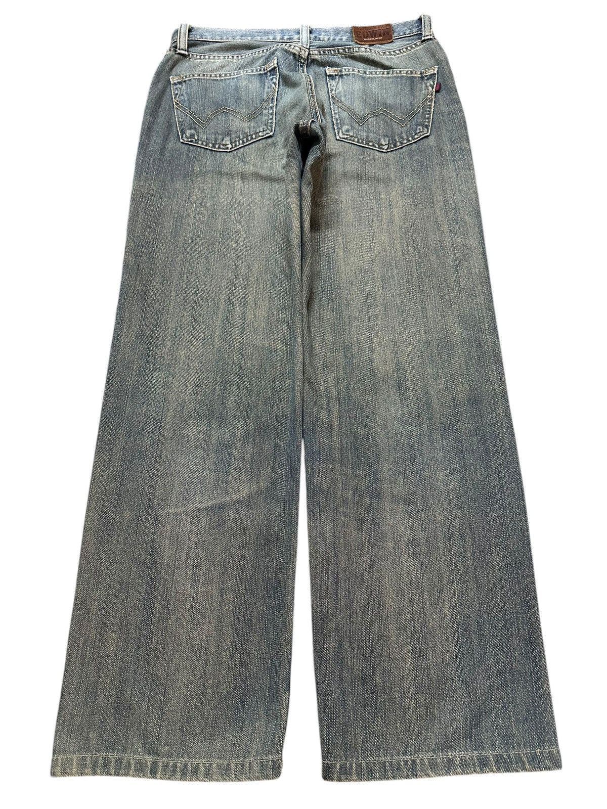 Edwin Vintage Japan Edwin 404 Faded Wash Style Baggy Jeans Size US 32 / EU 48 - 2 Thumbnail