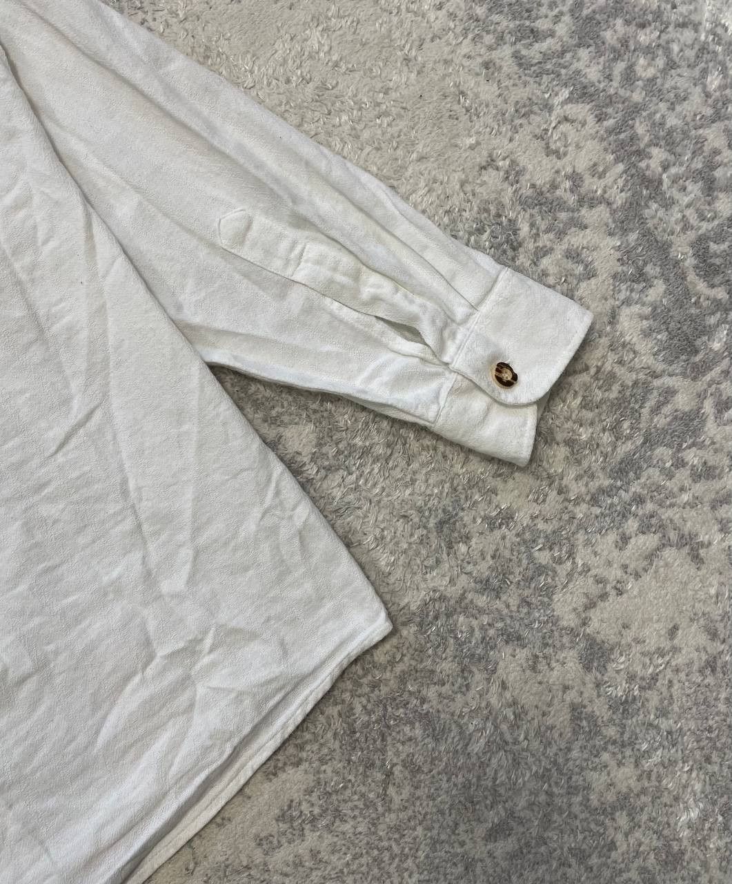 Other Alphorn Trachten Shirt Mens White Embroidered Folk Bavarian Size US L / EU 52-54 / 3 - 8 Thumbnail