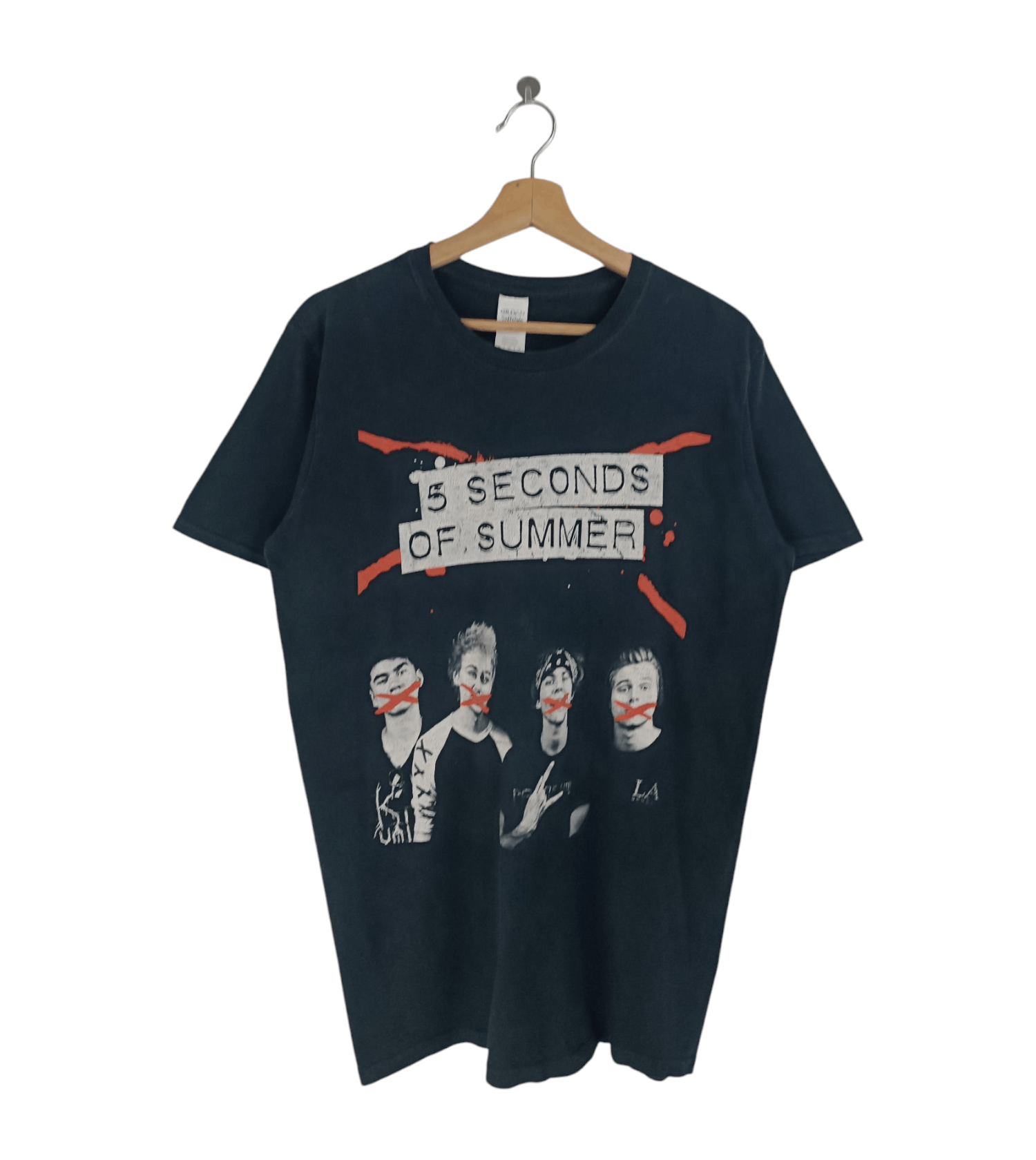 Band Tees VINTAGE 2015 5 SECONDS OF SUMMER TOUR TEE vamps swift zayn Size US M / EU 48-50 / 2 - 1 Thumbnail