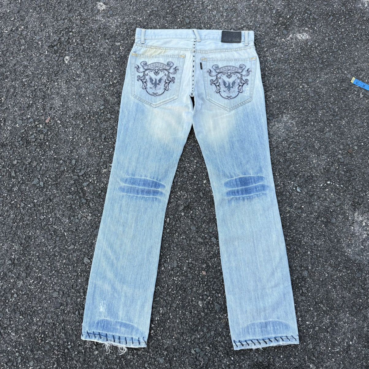 Nicole Club W33 VINTAGE NICOLE MONSIEUR STRAIGHT FADED DENIM PANTS Size US 33 - 1 Thumbnail