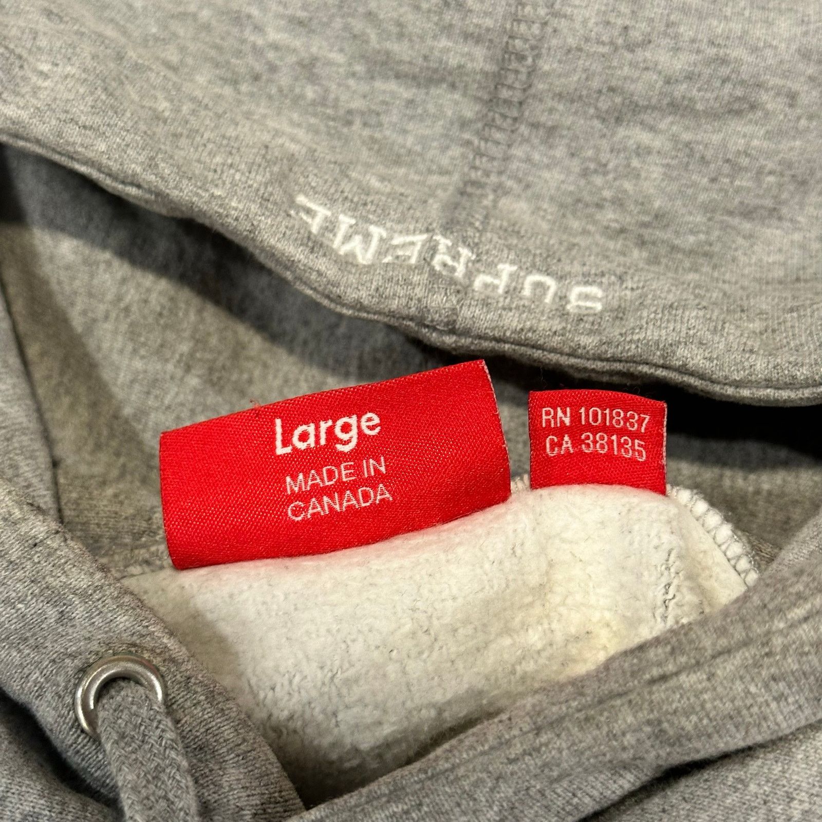 Supreme Supreme S Logo Hooded Sweatshirt (FW18) – Heather Grey Size US L / EU 52-54 / 3 - 7 Thumbnail