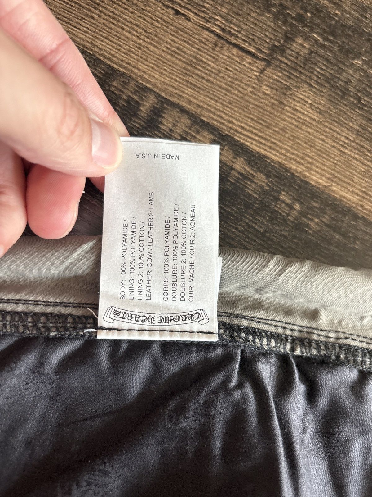 Chrome Hearts Chrome Hearts Half Nylon Half Leather Size US 34 / EU 50 - 2 Thumbnail