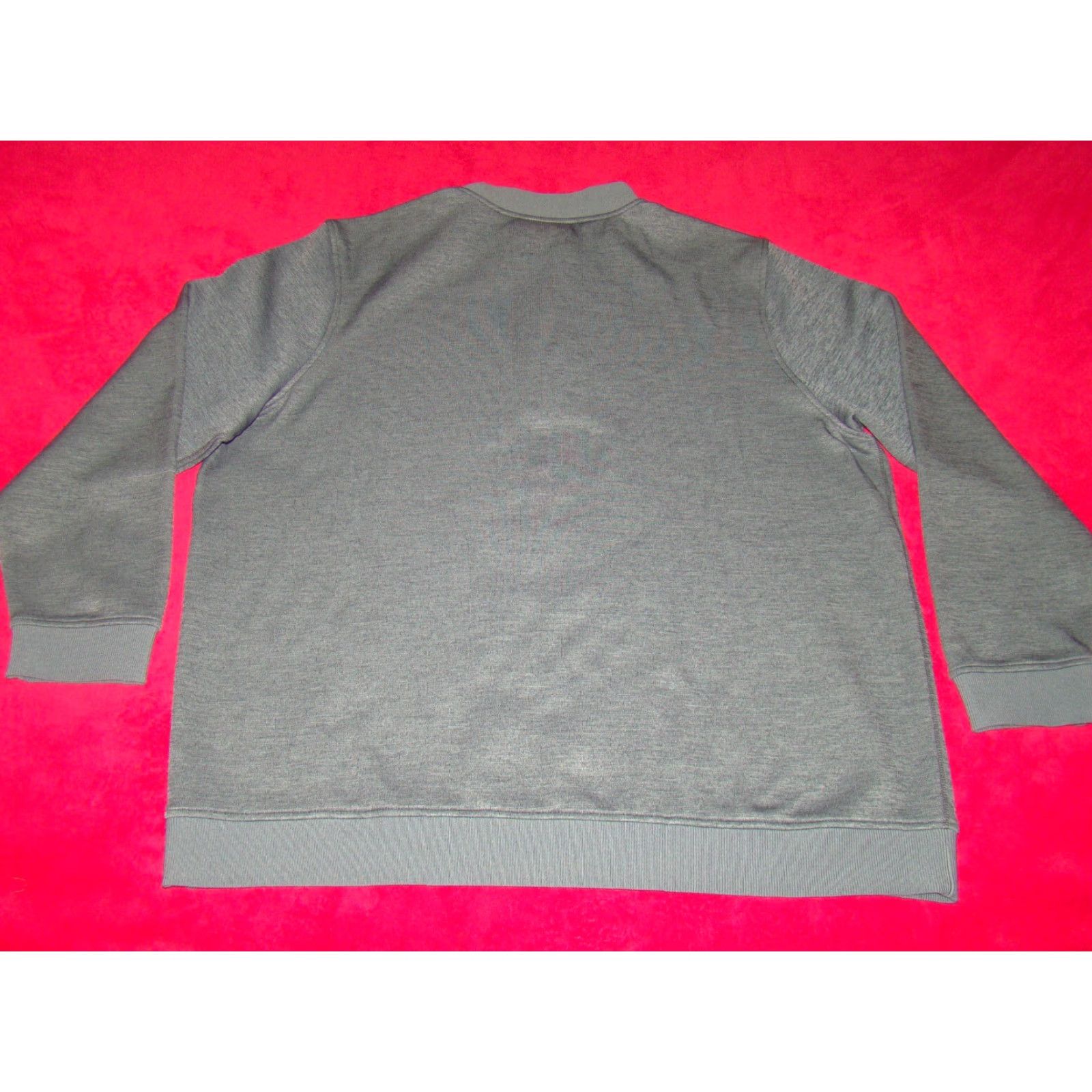 Under Armour Under Armour Shirt 3XL Long Sleeve Pullover 1/4 Zip Gray Mens Big & Tall Size US XXL / EU 58 / 5 - 7 Thumbnail