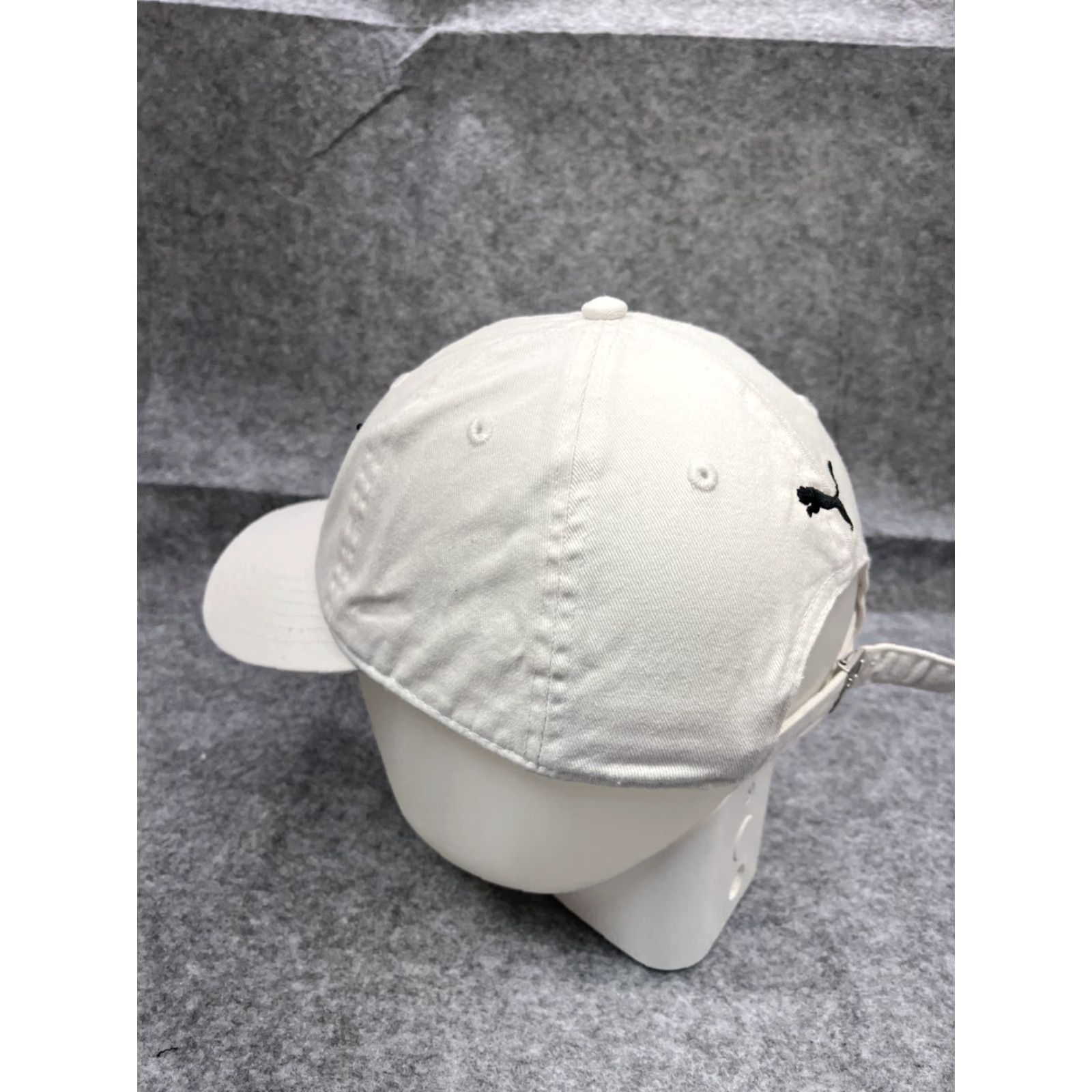 Puma PUMA Hat Cap Strap Back Adult One Size White Cotton Logo Outdoor Size ONE SIZE - 5 Thumbnail