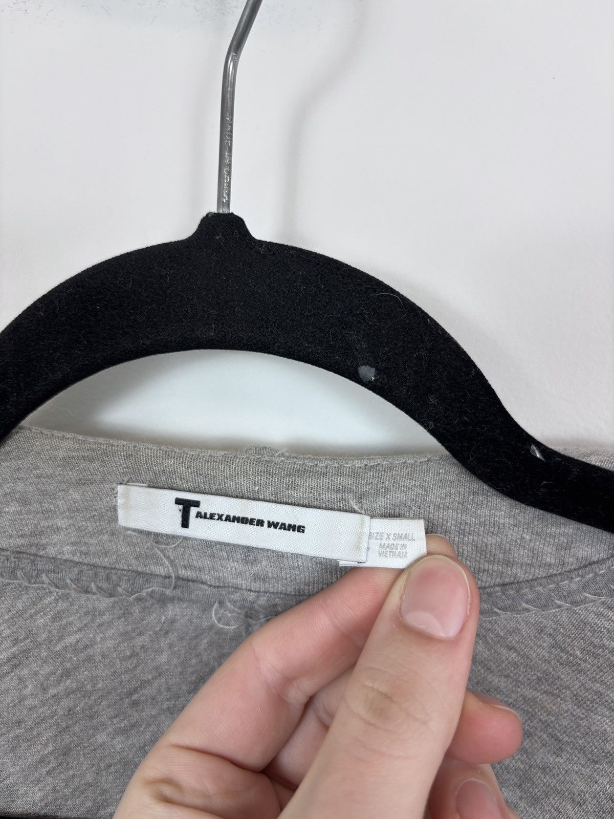 T by Alexander Wang T Alexander Wang Women’s Grey Long Sleeve Cardigan Sweater Size XS / US 0-2 / IT 36-38 - 15 Thumbnail