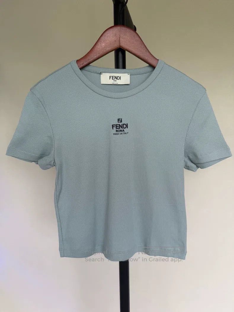 Fendi Fendi Knit Logo Top Size S / US 4 / IT 40 - 1 Thumbnail