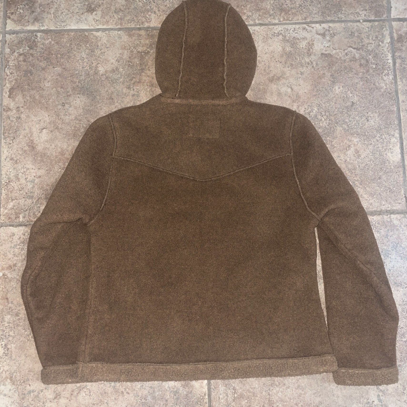 Vintage Outback Trading Company Brown Fleece Full Zip Jacket Womens M Size M / US 6-8 / IT 42-44 - 4 Thumbnail