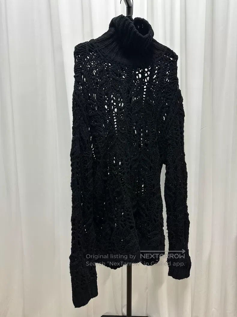 Dries Van Noten Dries Van Noten Shetland Sweater / Black / M | Grailed