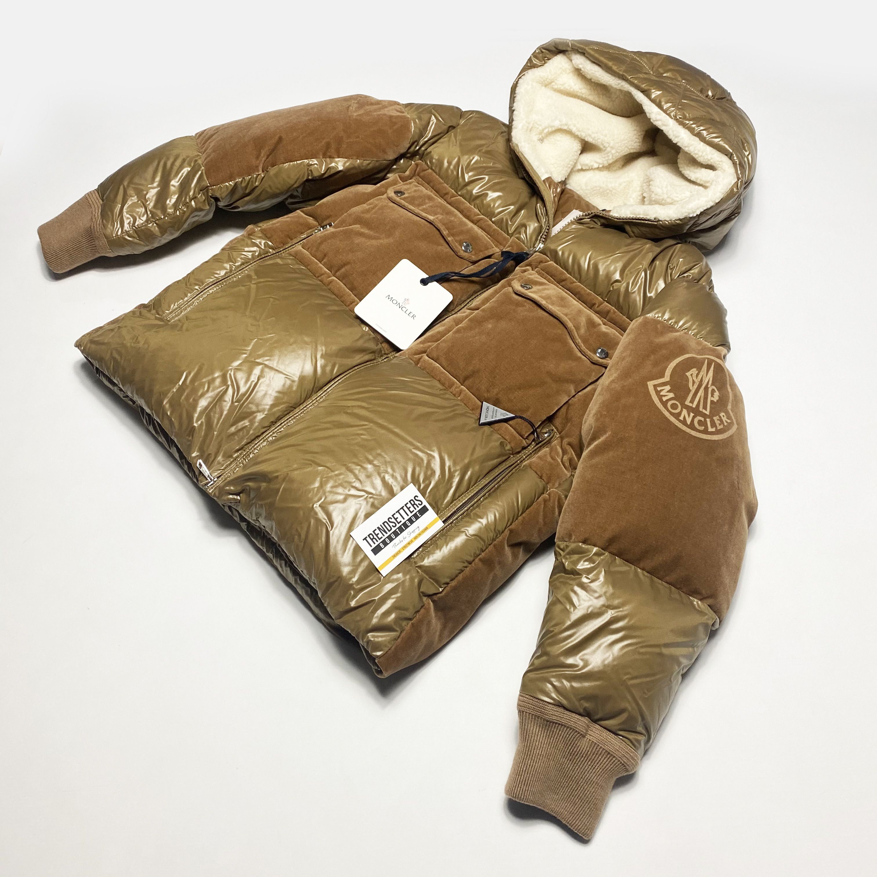 Moncler Moncler shearling Down mens puffer jacket size 3 L M brown Size US L / EU 52-54 / 3 - 4 Thumbnail