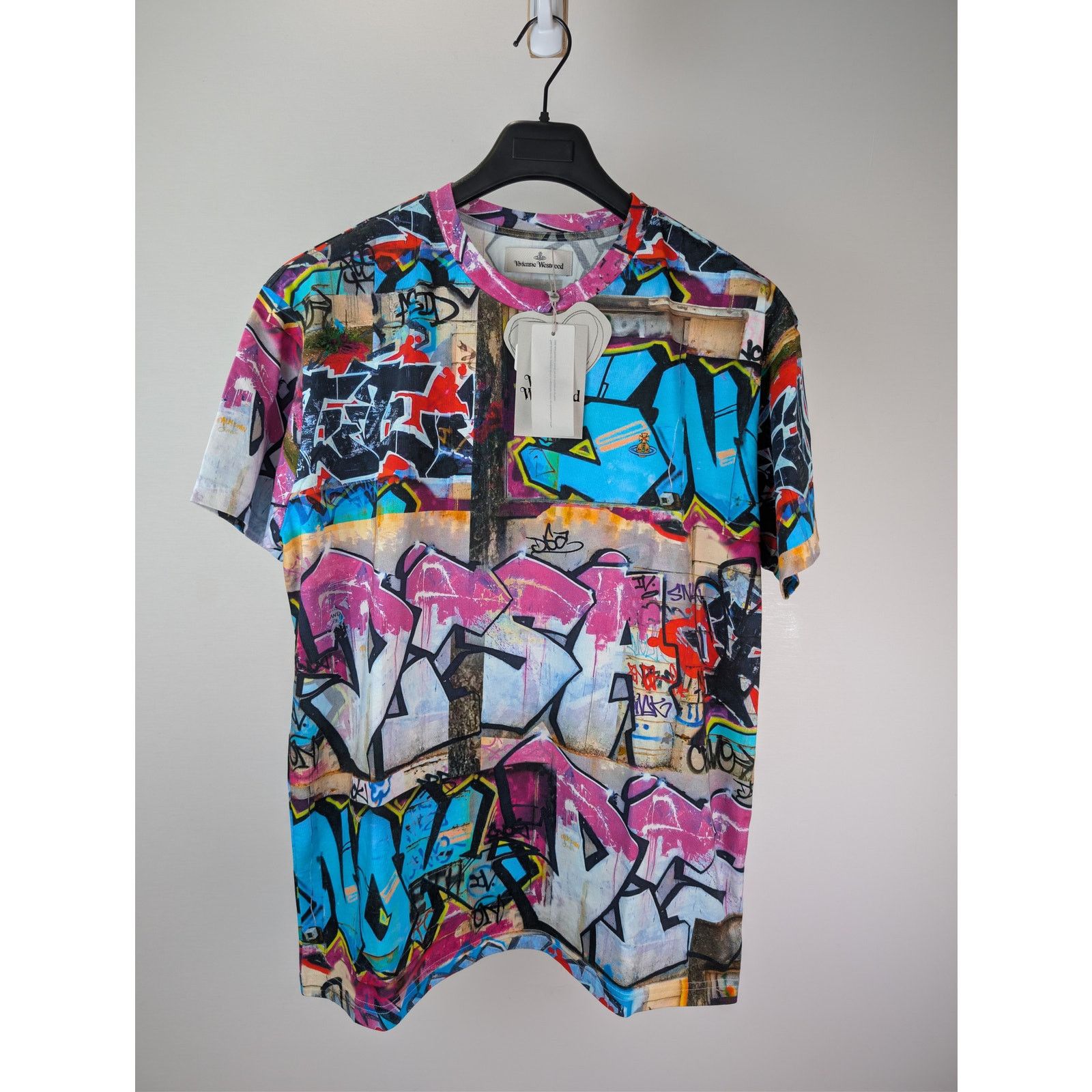 Vivienne Westwood o1rshd1 Classic Graffiti T-Shirt in Multiolor Size US L / EU 52-54 / 3 - 9 Thumbnail