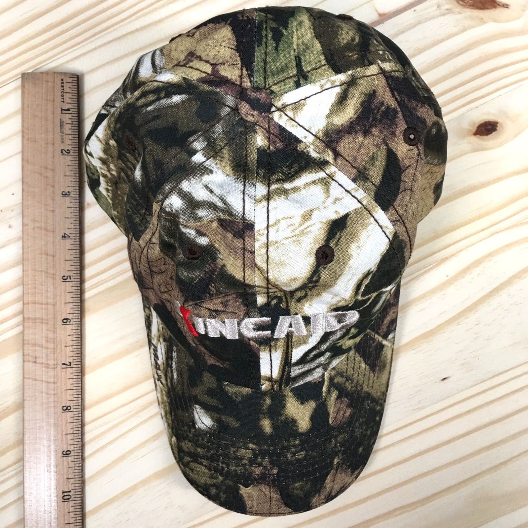 Vintage The Max Hat Baseball Cap Unisex Brown Camo OSFA Adjustable Embroidered Size ONE SIZE - 4 Thumbnail