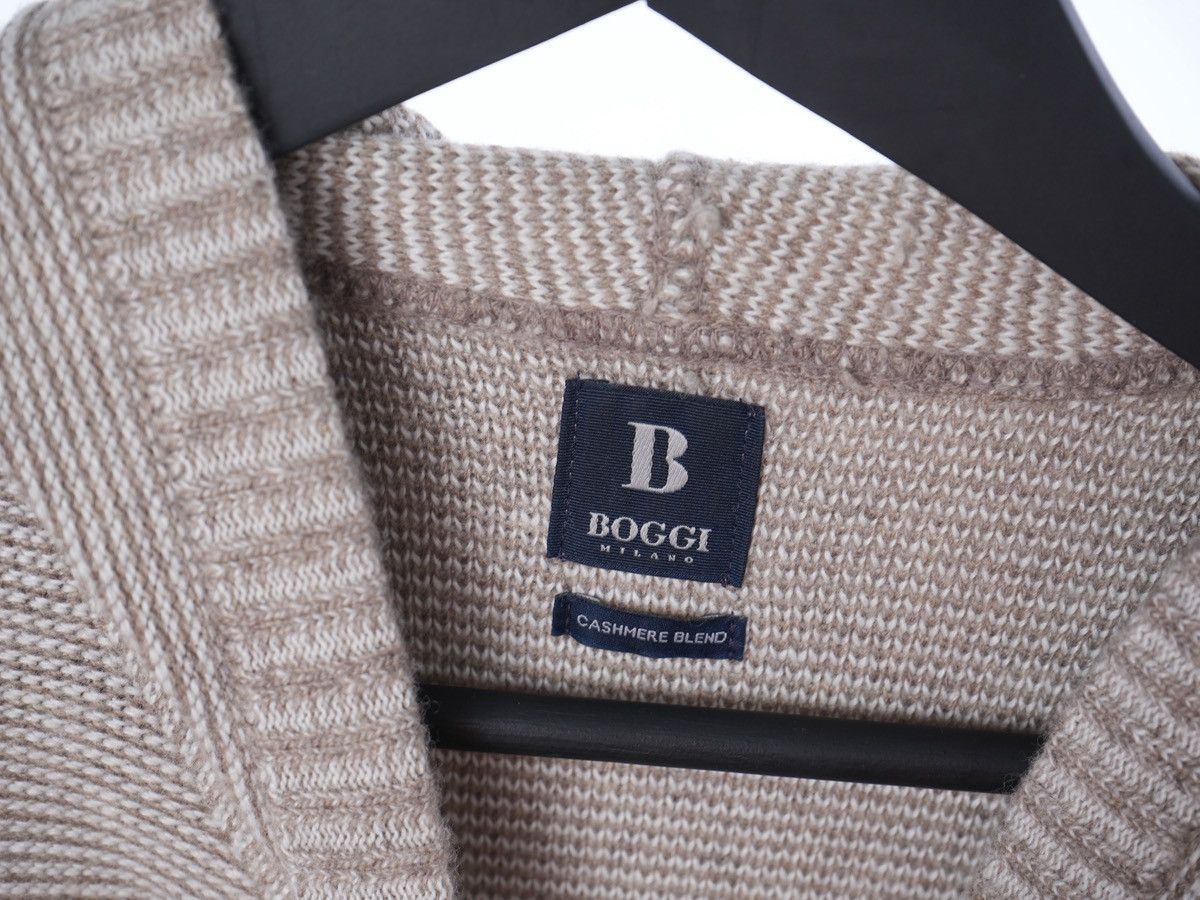 Boggi Boggi Milano Cashmere Blended Wool Jumper Sweater Hoody Size US XL / EU 56 / 4 - 3 Thumbnail