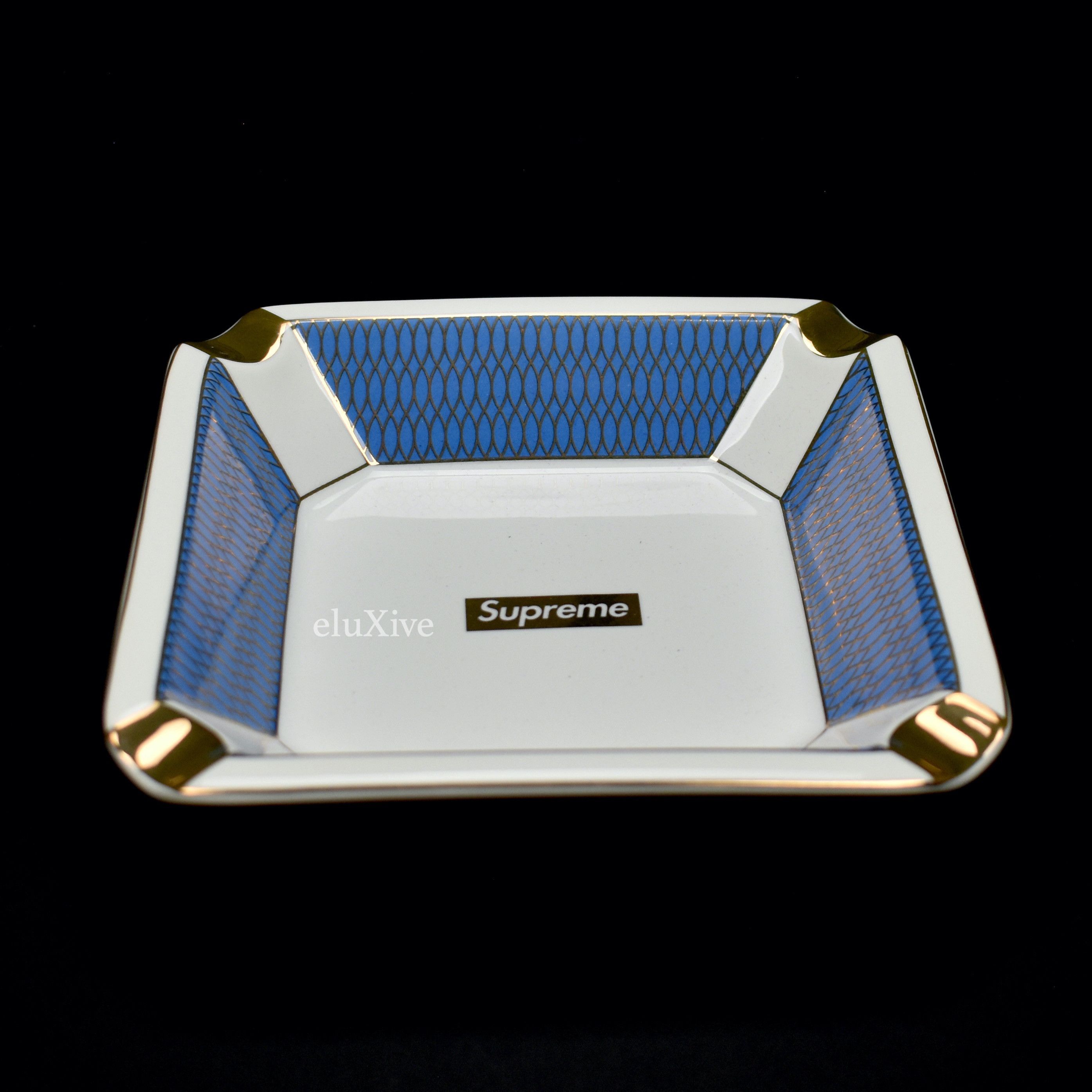 Supreme Supreme Box Logo Ceramic Ashtray Blue DS Size ONE SIZE - 4 Thumbnail
