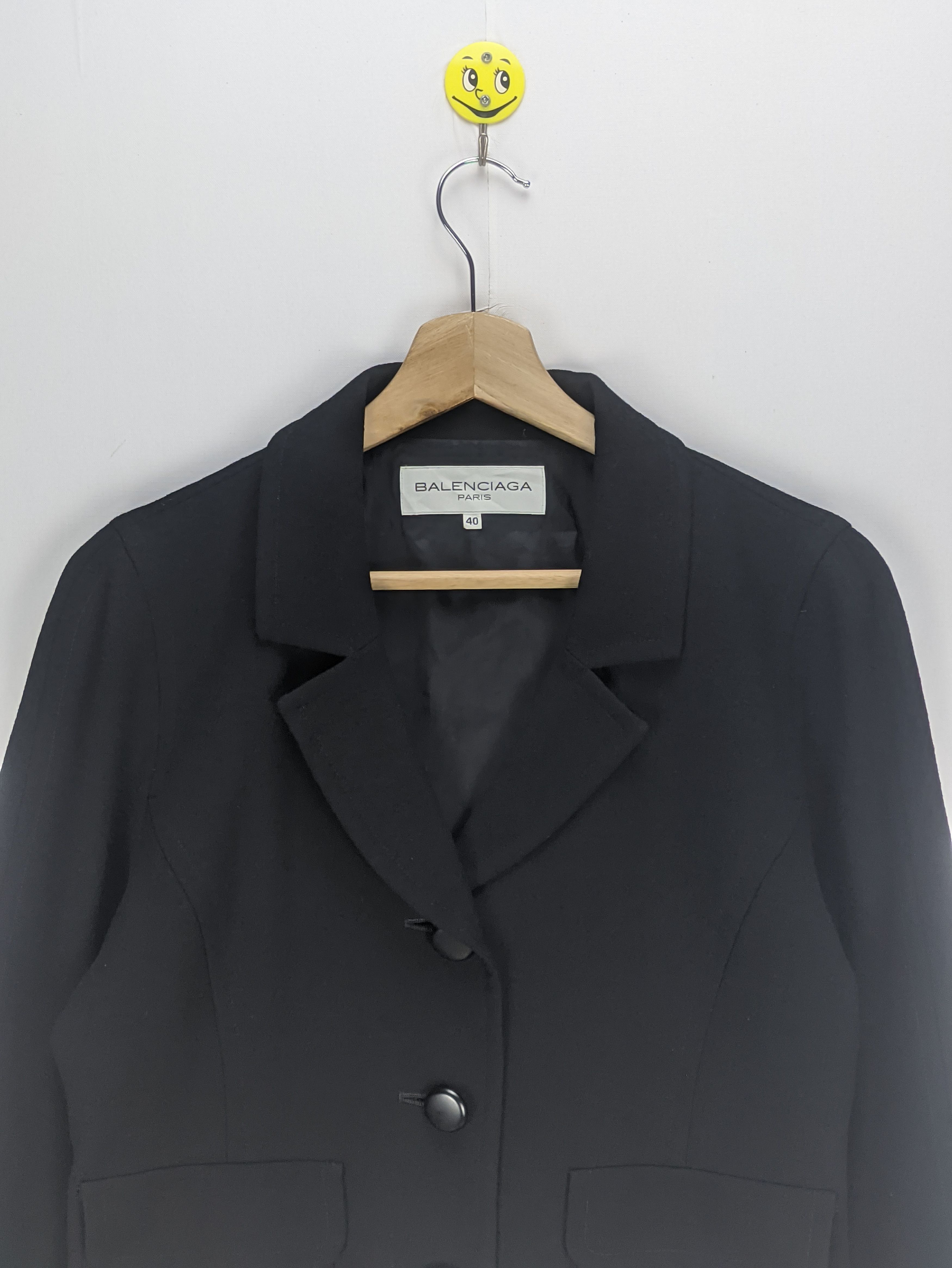 Balenciaga Steals🔥Balenciaga Paris Vintage Cropped Coat Jacket by Size M / US 6-8 / IT 42-44 - 7 Thumbnail