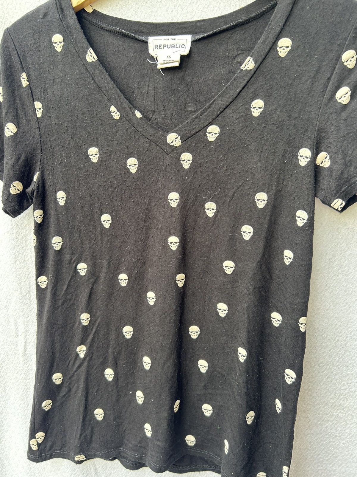 If Six Was Nine × Japanese Brand × Le Grande Bleu (L.G.B.) For The Republic Skull T-Shirt Size US XS / EU 42 / 0 - 3 Thumbnail