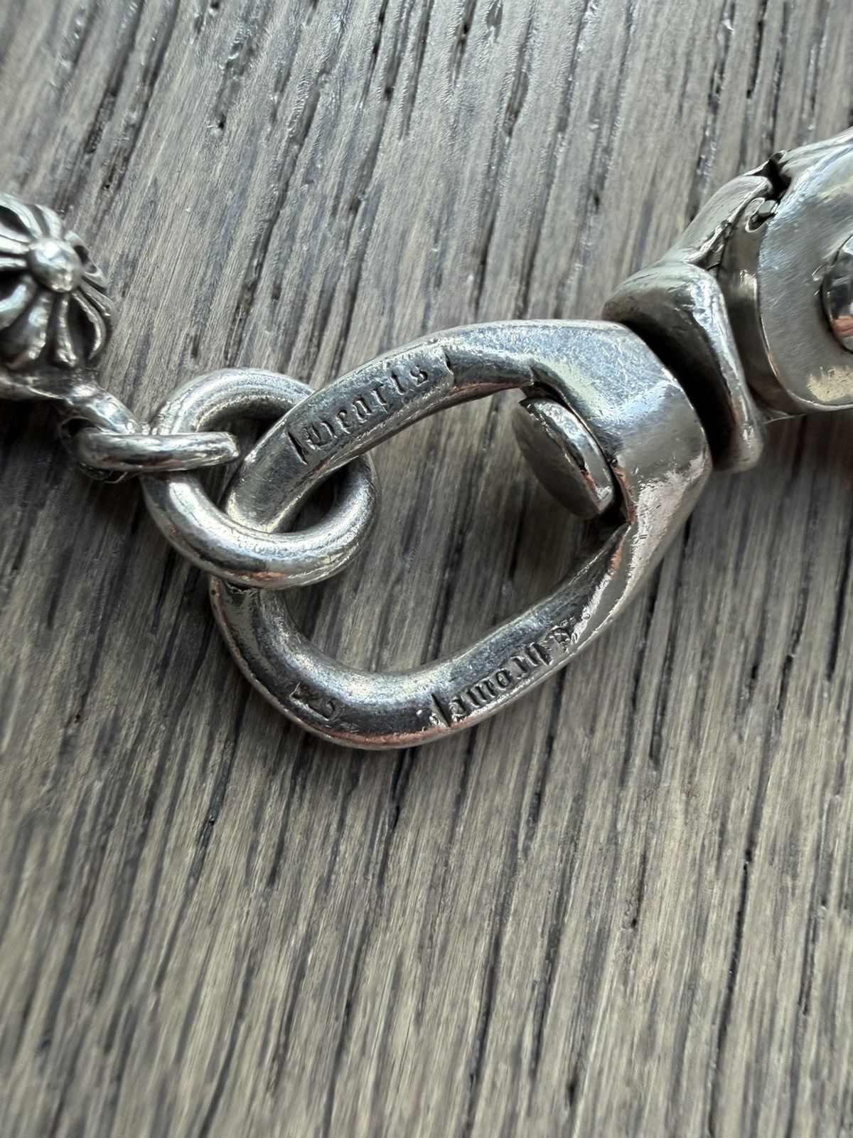 Chrome Hearts 18" - Chrome Hearts Cross Ball Silver Wallet Chain Size ONE SIZE - 6 Thumbnail