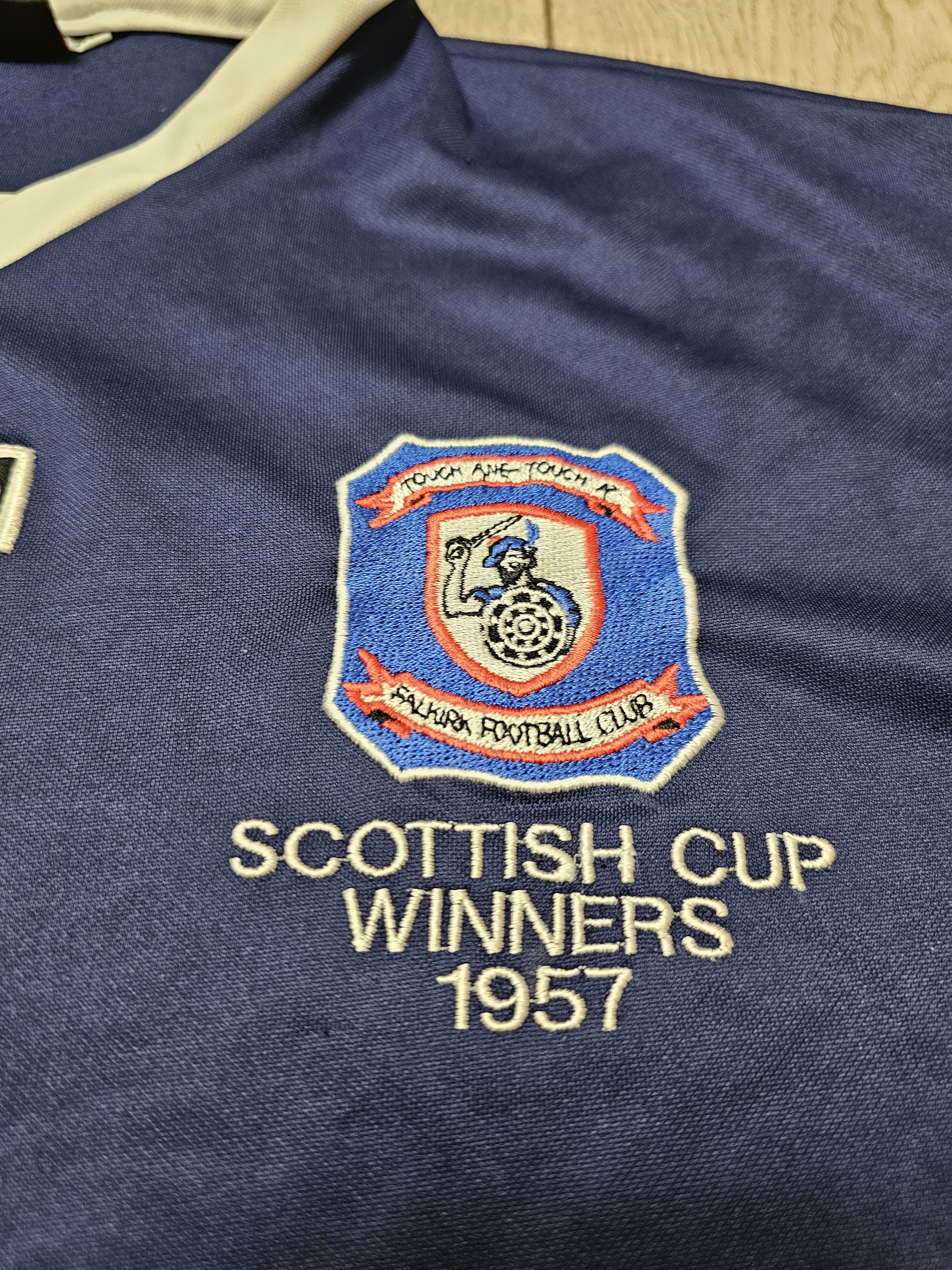 Lotto Sport FALKIRK 2007 2008 HOME FOOTBALL SHIRT SCOTLAND SOCCER JERSEY Size US XXL / EU 58 / 5 - 4 Thumbnail