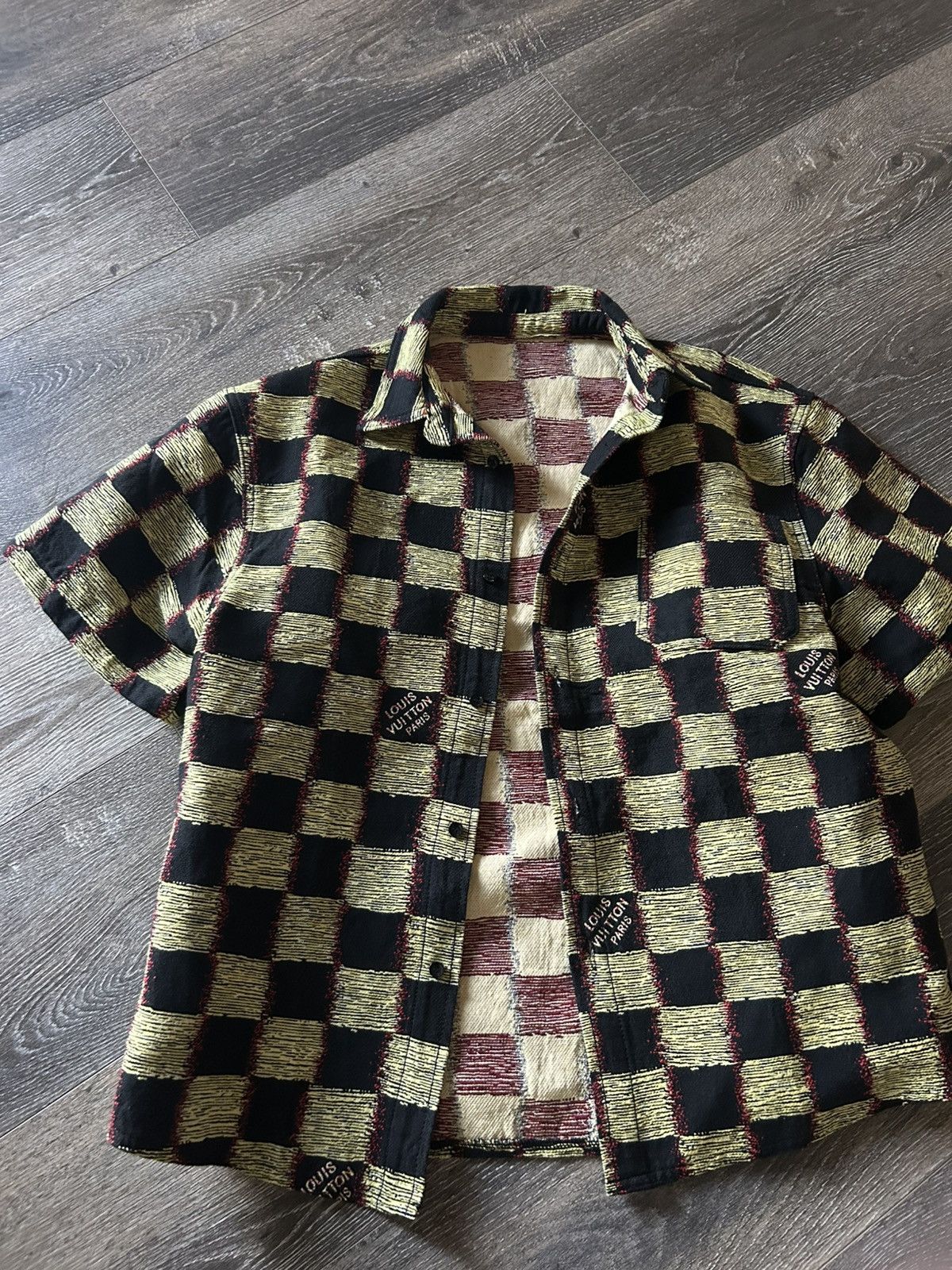 Pre-owned Louis Vuitton Short Sleeve Shirt In Yellow