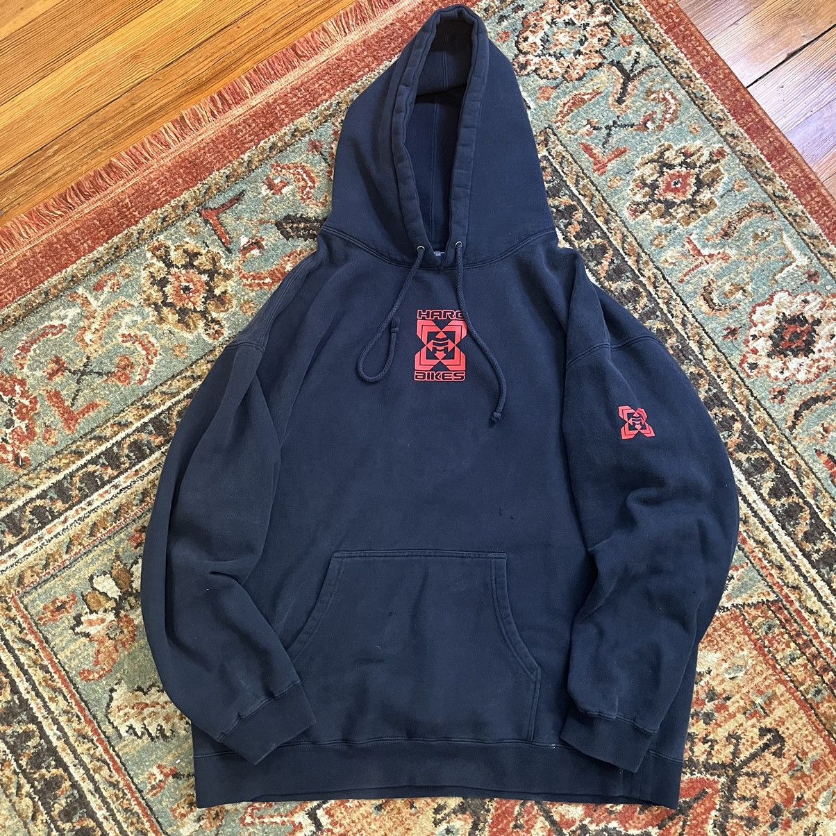 Vintage Vintage Haro Bikes BMX XL Mid School Hoodie Sweatshirt Size US XL / EU 56 / 4 - 1 Thumbnail