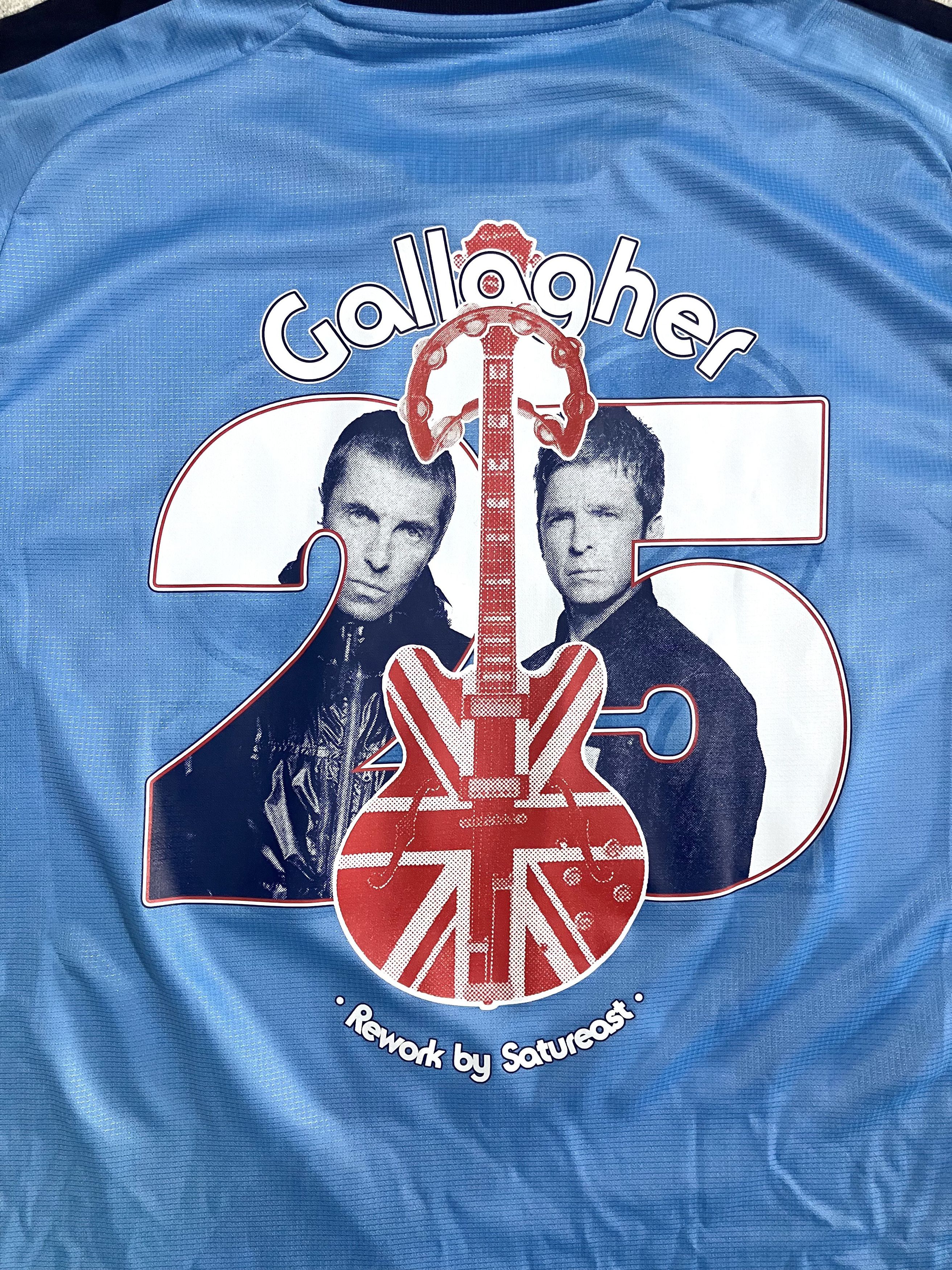 Band Tees 00s Vintage Soccer Jersey x Custom Oasis Size US XL / EU 56 / 4 - 5 Thumbnail