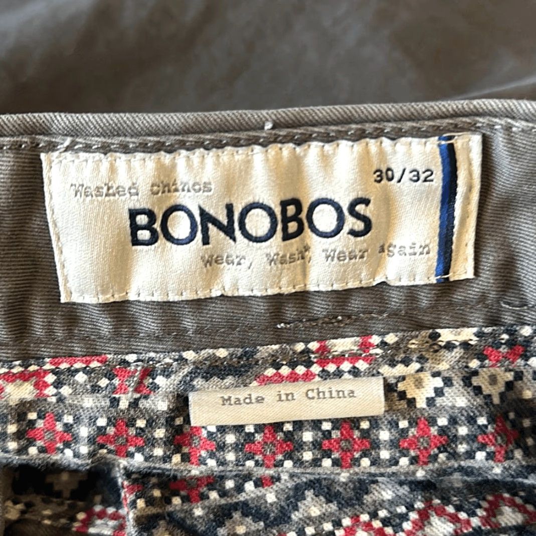 Bonobos Bonobos Mens Khaki Slim Straight Leg Chino Pants 100% Cotton W30 L32 Tan Chairs? Size US 30 / EU 46 - 6 Thumbnail