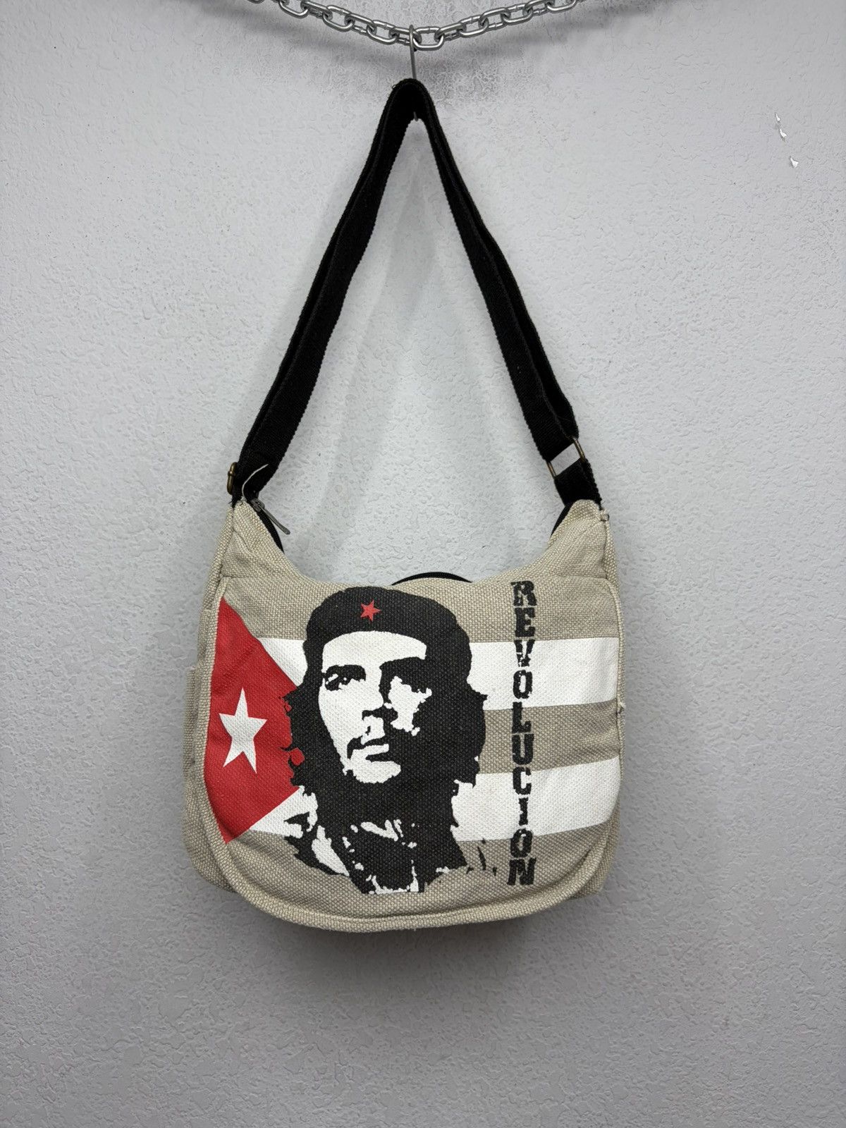 Diesel Vintage Che Guevara Revolution Messenger Shoulder Bag Army Size ONE SIZE - 9 Thumbnail