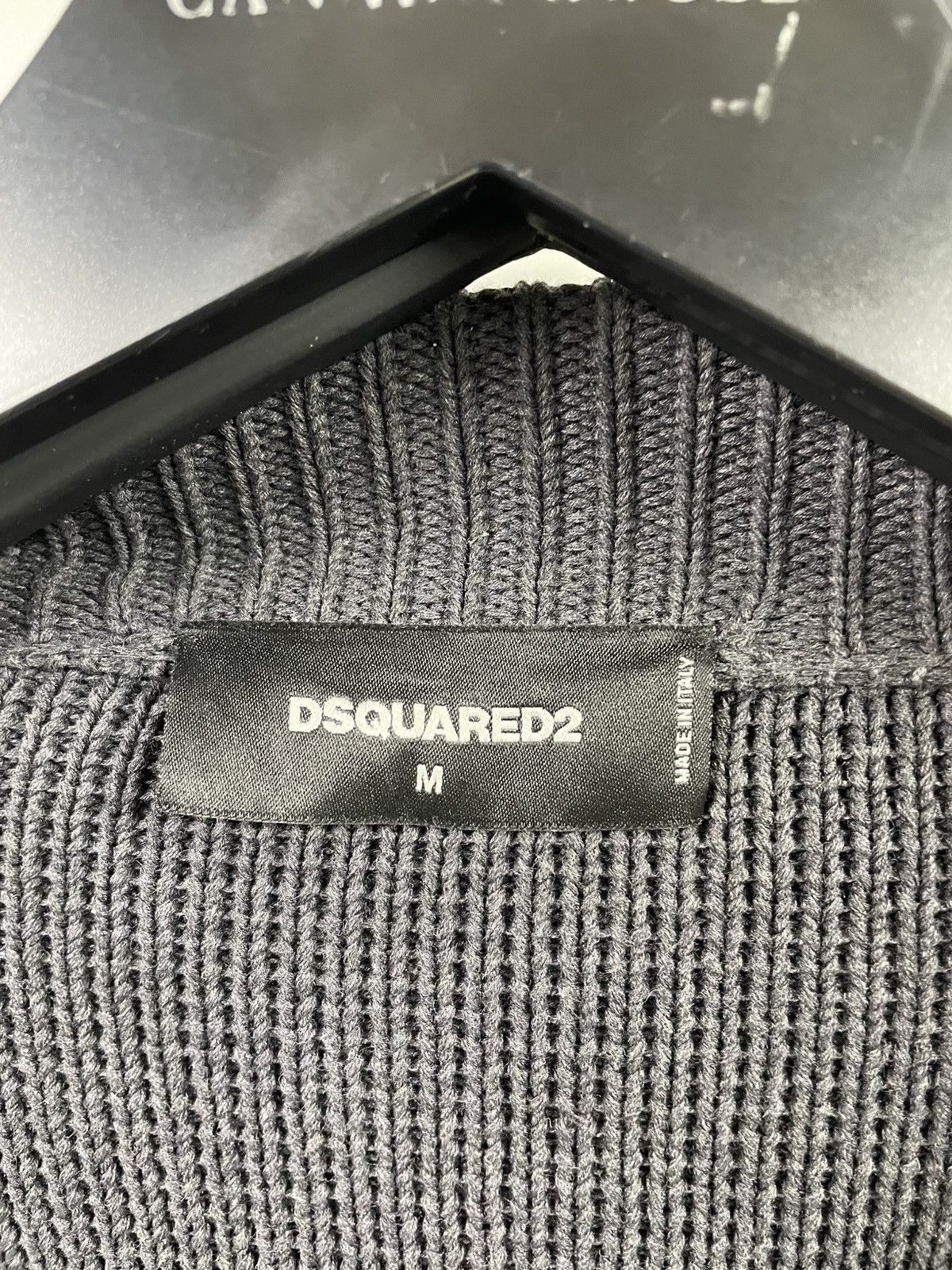 Dsquared2 DSQUARED2 SS18 Buckle Knitted Grey Oversized Cardigan M Size US M / EU 48-50 / 2 - 3 Thumbnail