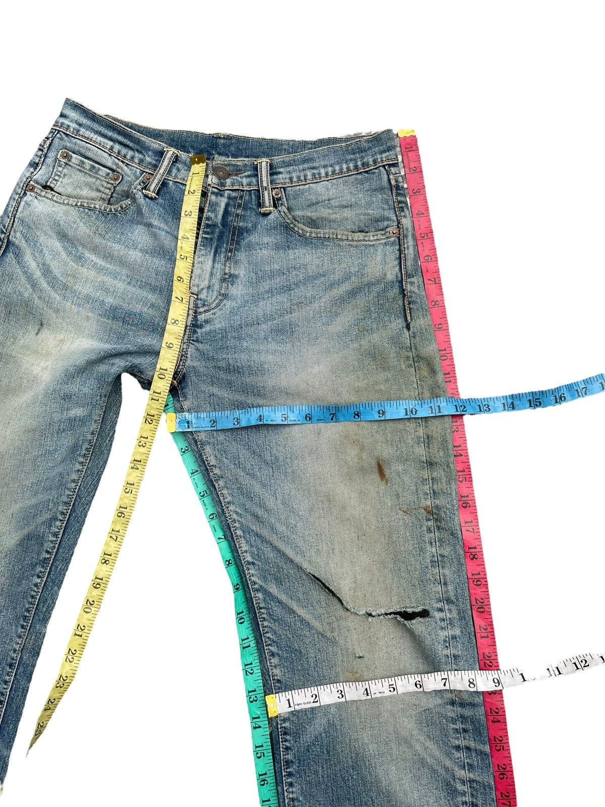 Levi's Levi’s 505 Distresed Denim Size US 31 - 17 Thumbnail